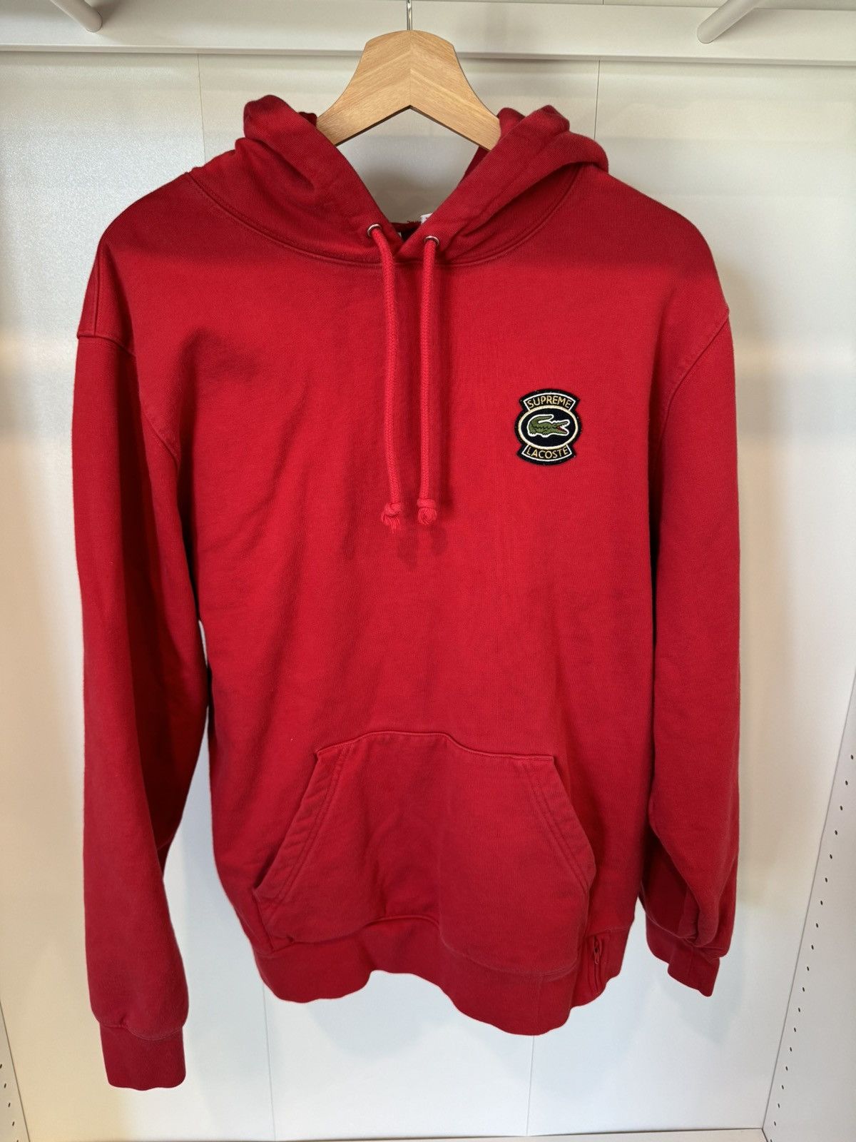 Lacoste × Supreme Supreme lacoste Logo hoodie Size US S / EU 44-46 / 1 - 1 Thumbnail