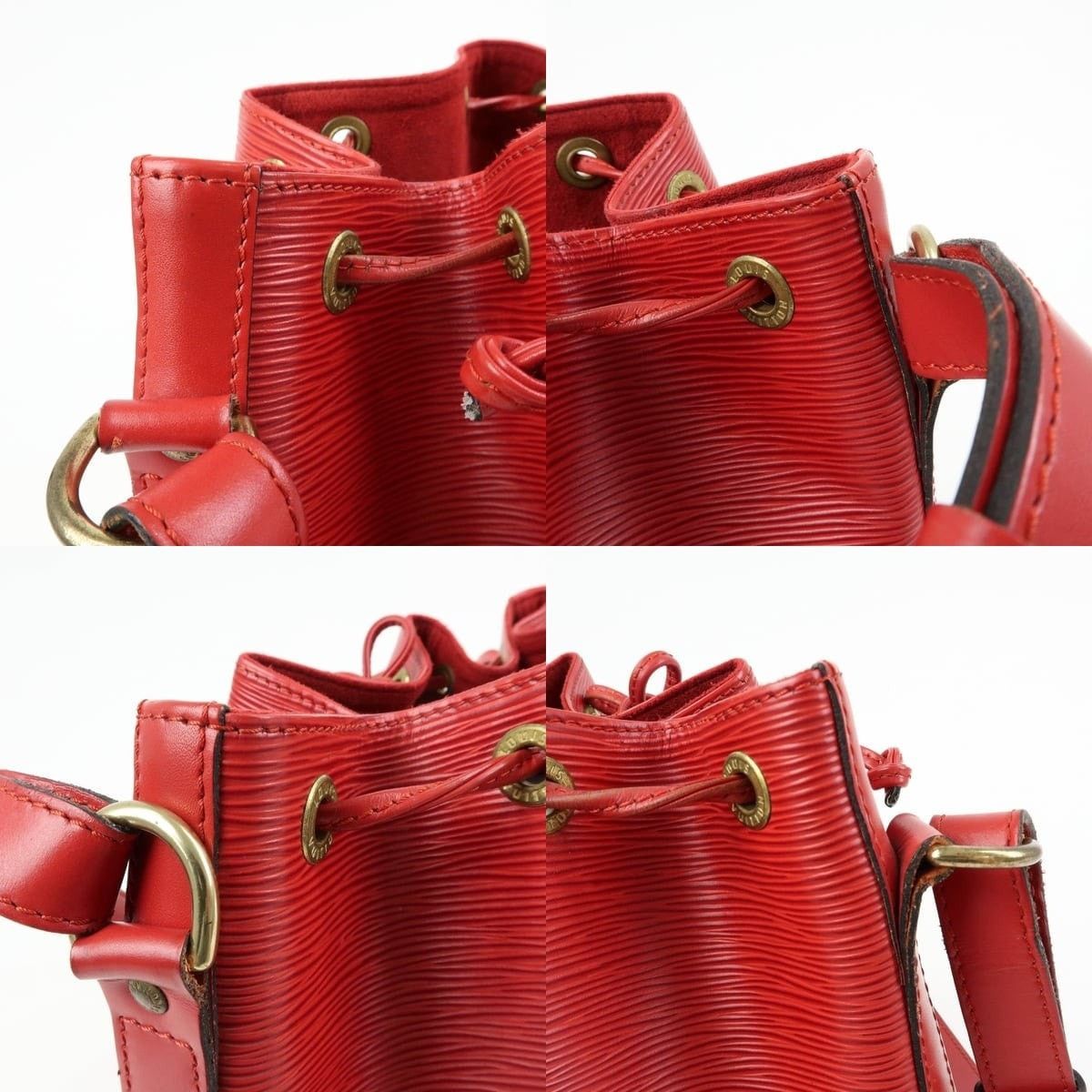 Louis Vuitton Louis Vuitton Epi Petit Noe Shoulder Bag Red Size ONE SIZE - 6 Thumbnail