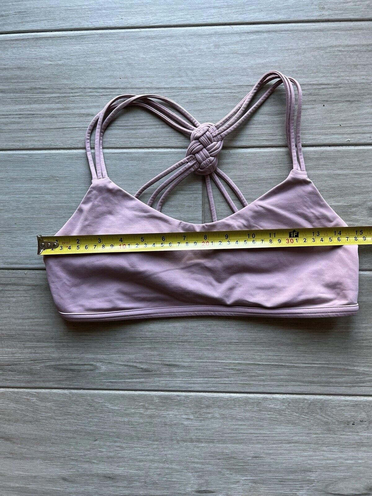 Designer Lululemon Love Knot Bra Rose Blush Sz10 Size ONE SIZE - 3 Thumbnail