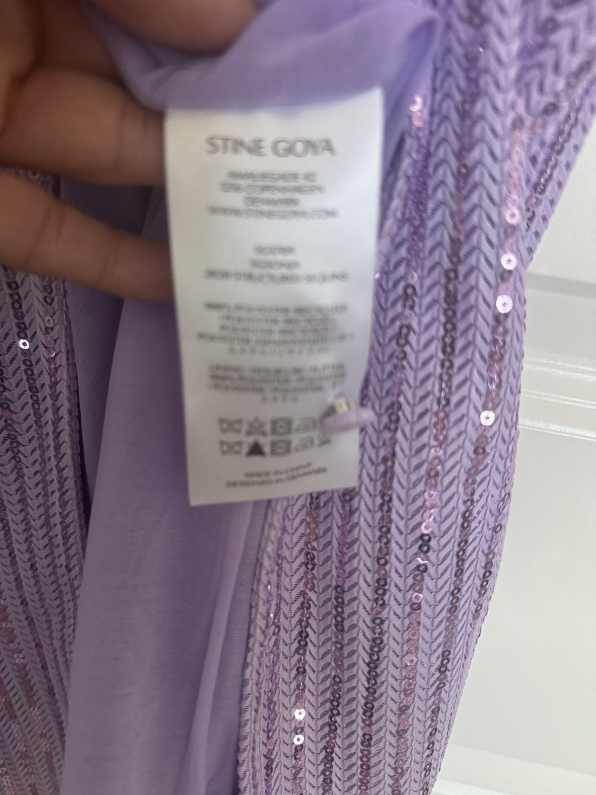 Stine Goya Stine Goya Sonja Sequin Long Sleeve Button-Up Shirtdress Size M / US 6-8 / IT 42-44 - 7 Thumbnail