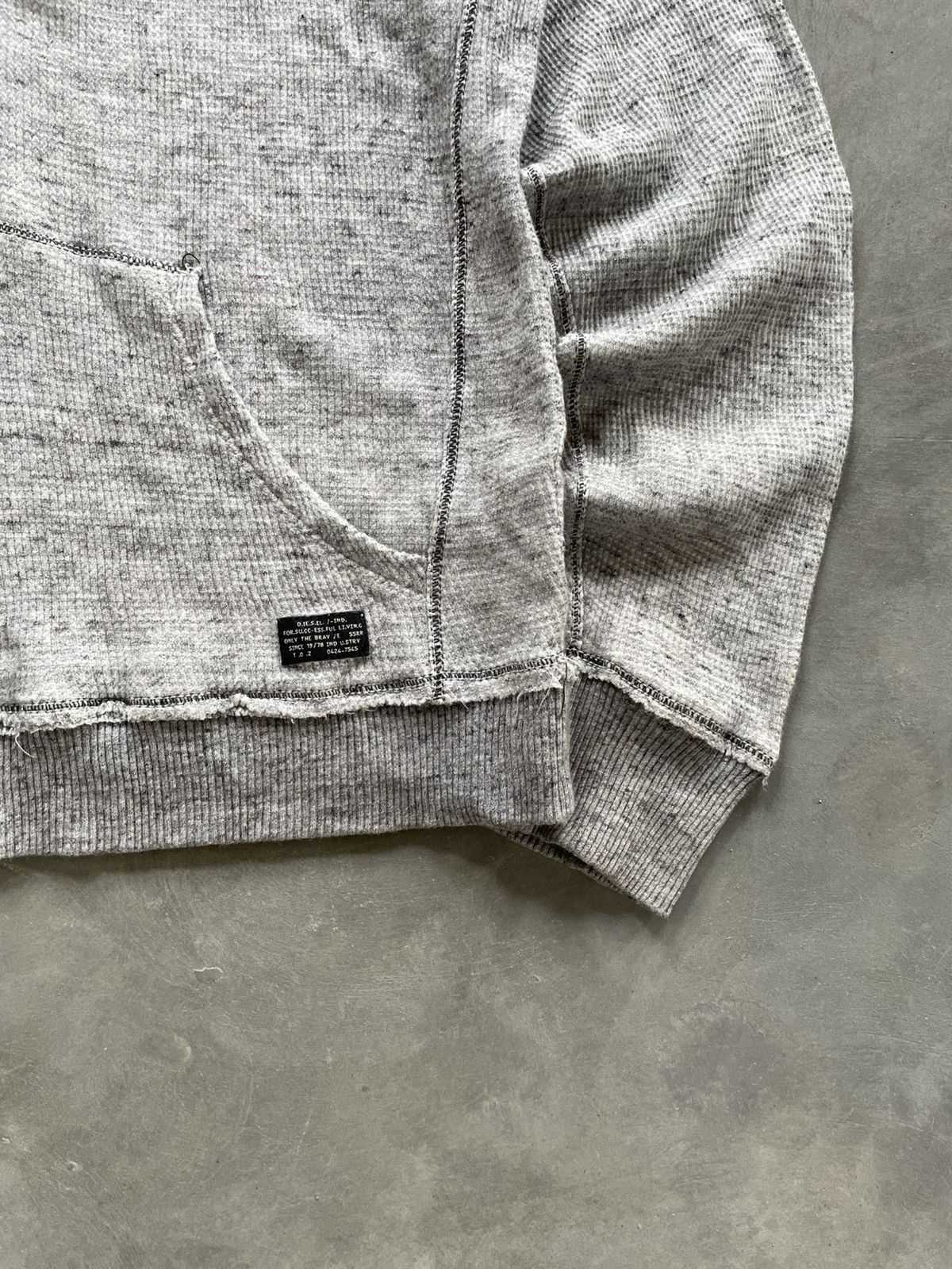 Diesel Rare Y2k Diesel Anorak Thermal Hoodie Small Patch Icon Size US L / EU 52-54 / 3 - 2 Thumbnail