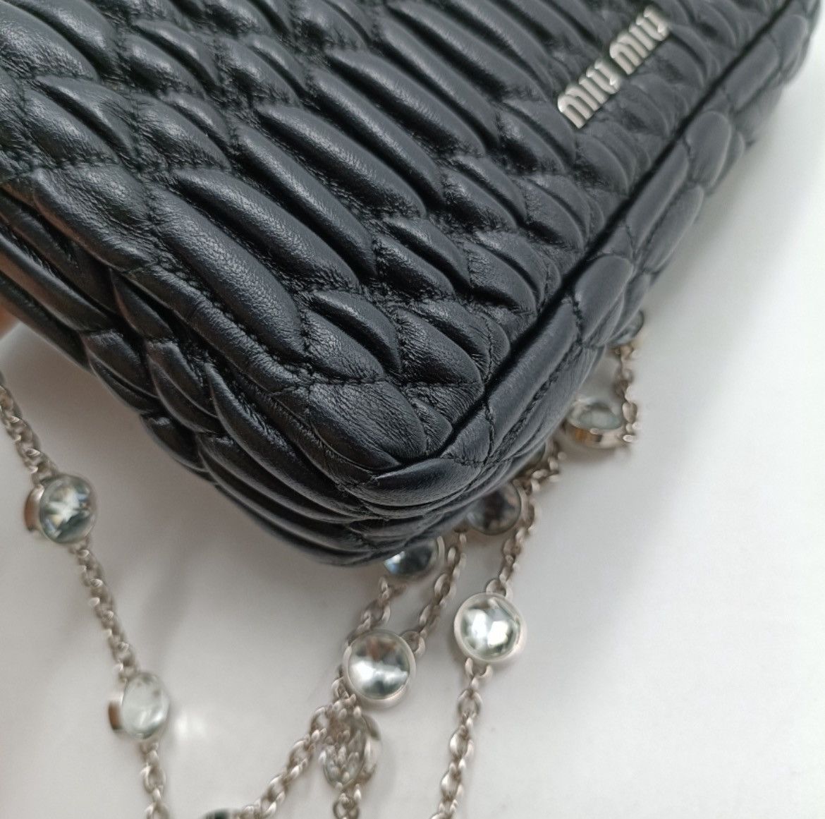 Miu Miu Miu Miu Miu Crystal Nappa Leather Mini-bag Size ONE SIZE - 13 Thumbnail