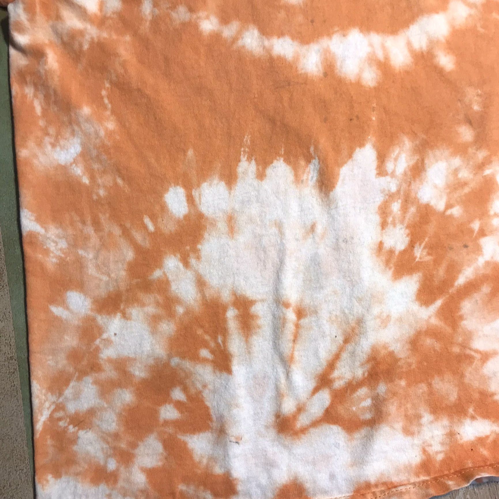 Fruit Of The Loom VINTAGE Bike To Berfest Daytona Beach 2010 Mens Tag XL T Shirt Acid Wash Orange Tie Dye Size US XL / EU 56 / 4 - 6 Thumbnail