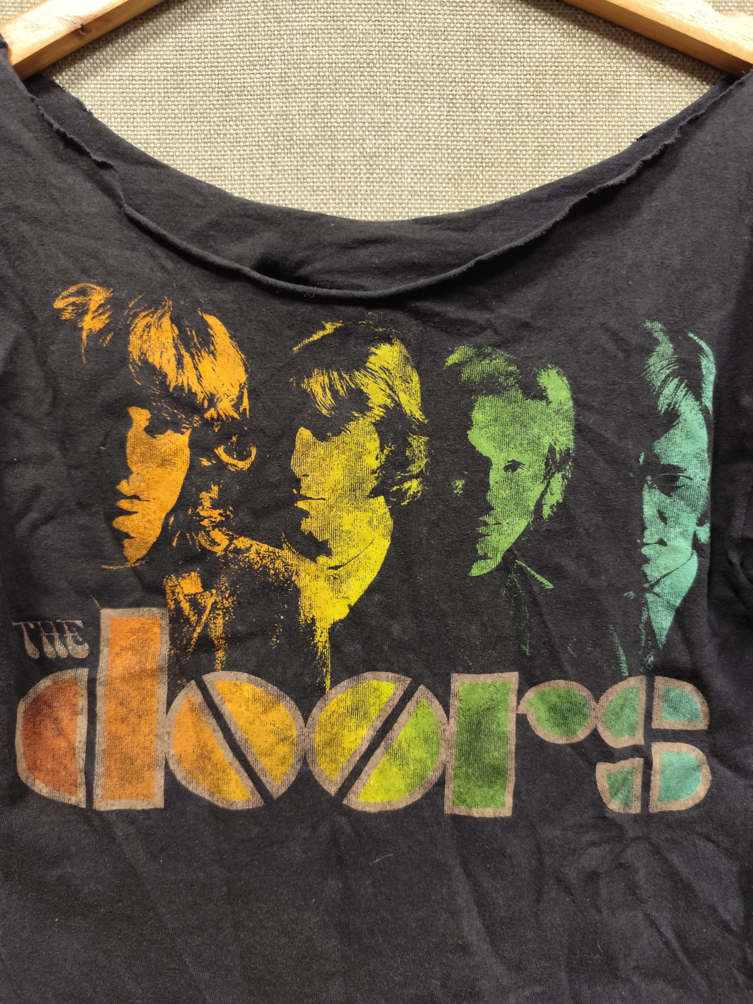 Band Tees × Vintage vintage t shirt crop top band the doors Size US S / EU 44-46 / 1 - 2 Thumbnail