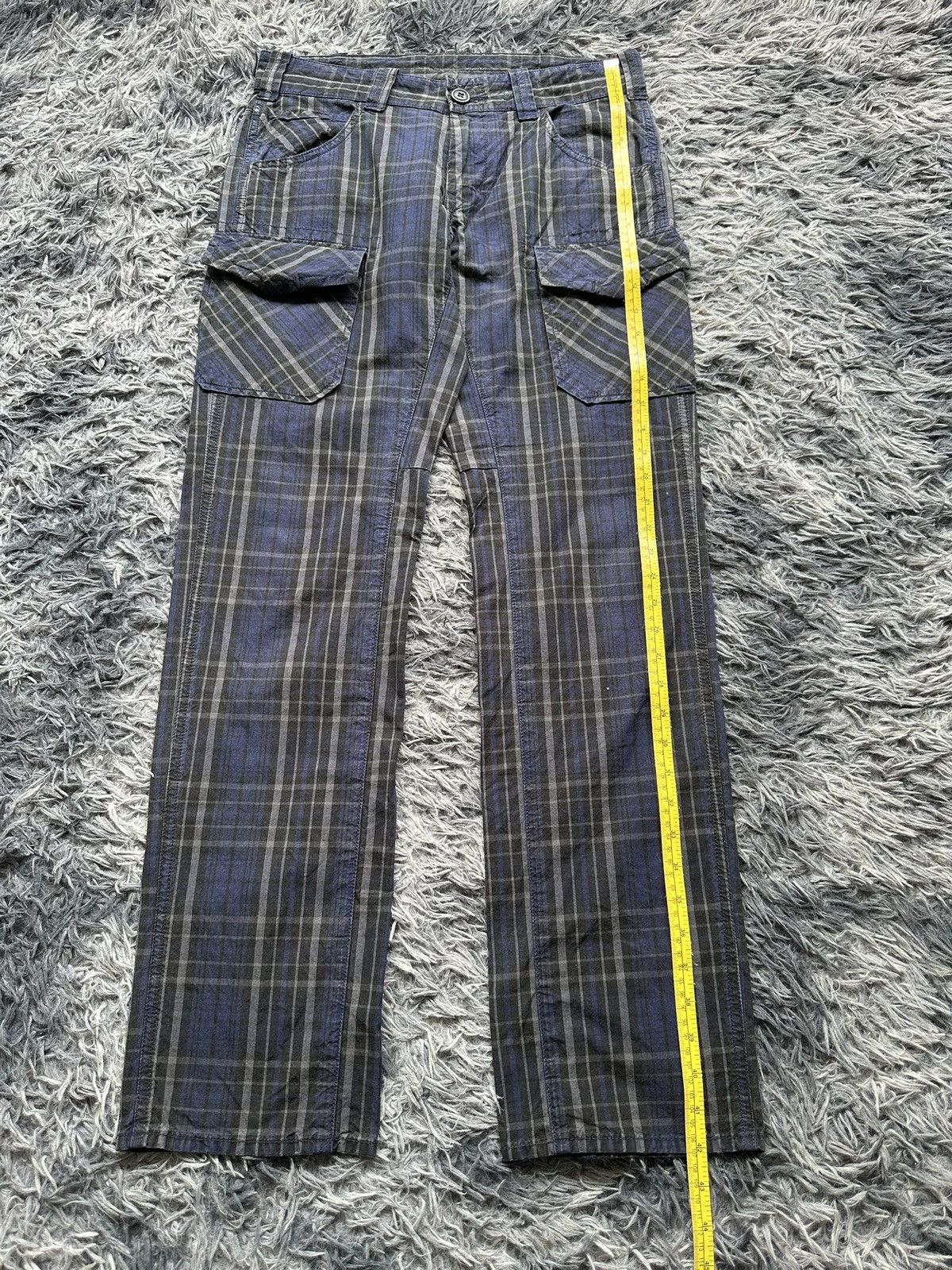 KOJIMA GENES 00's Bartack Japan Kojima Made cargo plaid pant Size US 32 / EU 48 - 10 Thumbnail