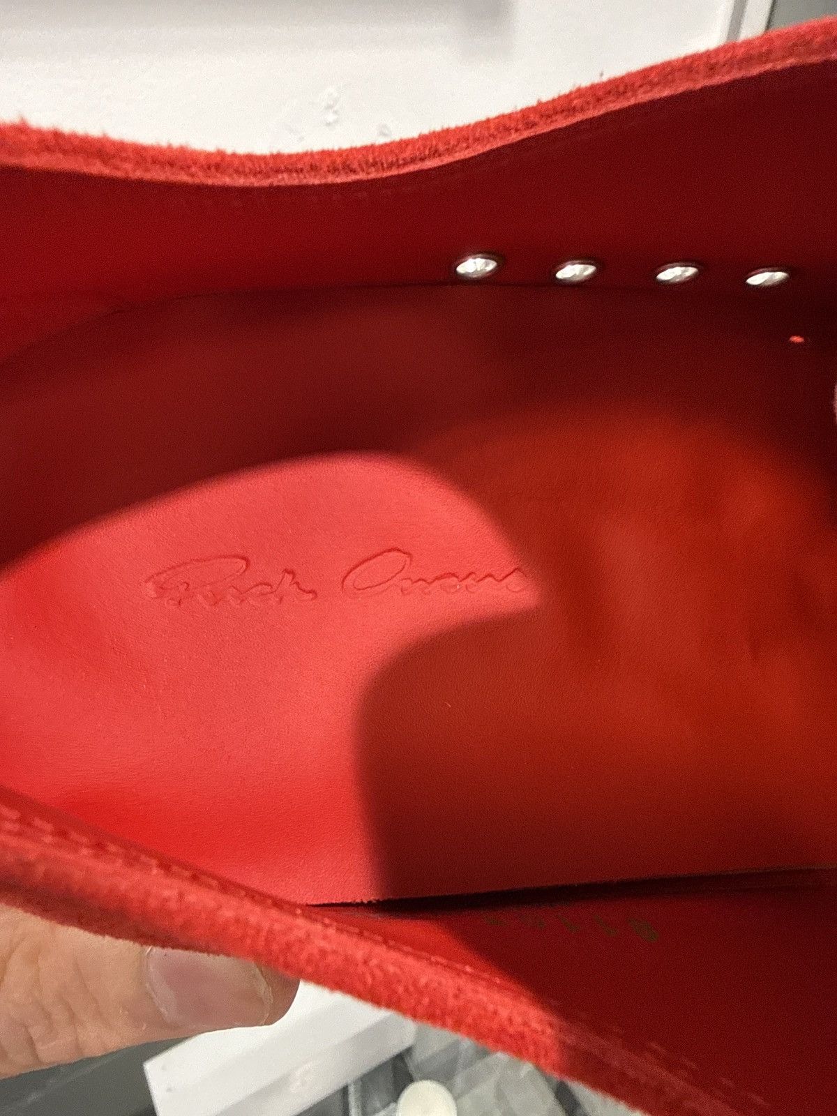 Rick Owens Rick Owens Extreme Low Sneaks Temple SS26 Carnelian Milk Size US 12 / EU 45 - 5 Thumbnail