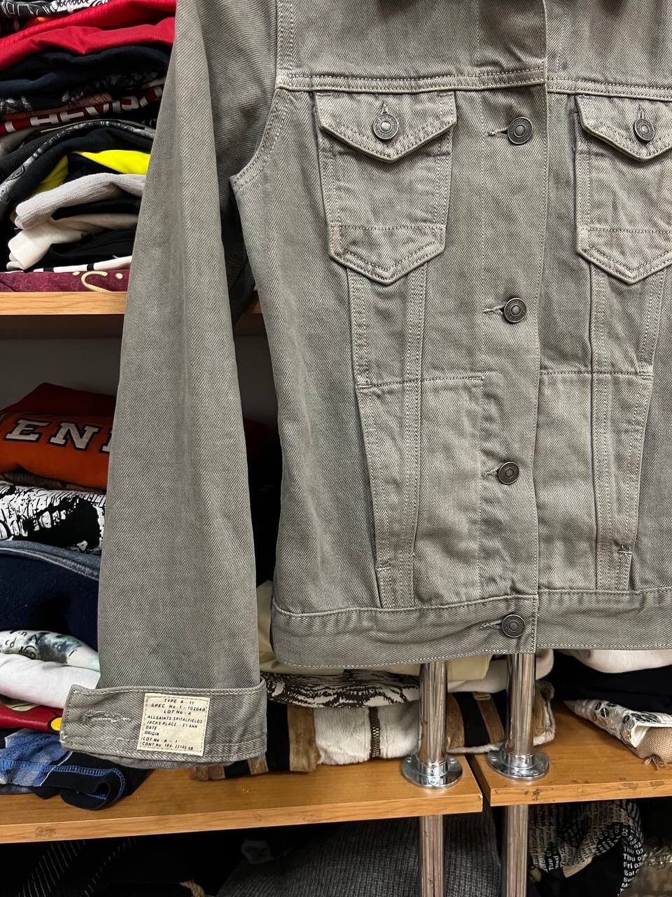Allsaints AllSaints denim jacket jeans Avant Garde Y2K Style Size M / US 6-8 / IT 42-44 - 4 Thumbnail