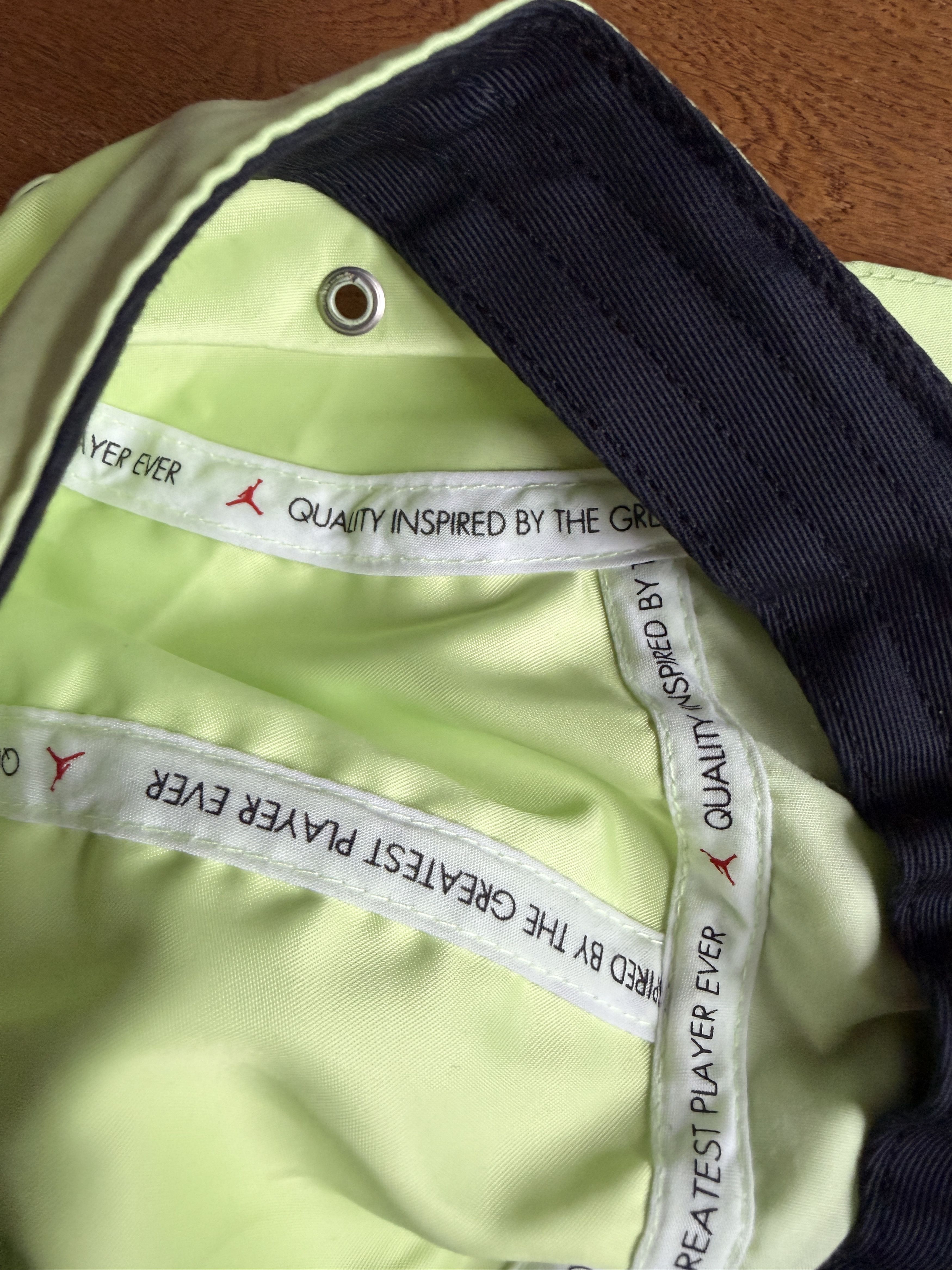 Jordan Brand Jordan 23 Engineered 5 Panel Hat Strap back Cap Neon Green Size ONE SIZE - 5 Thumbnail