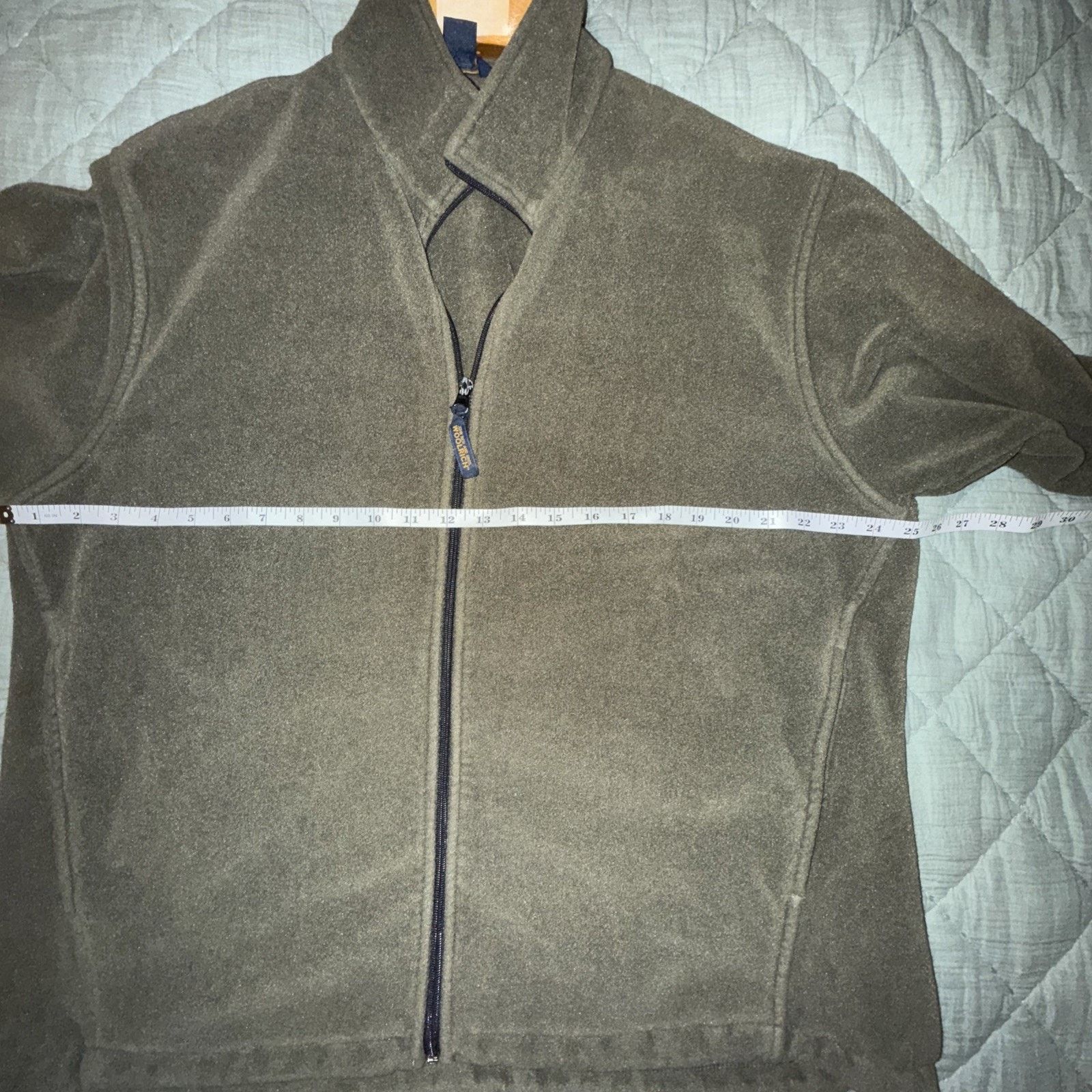 Woolrich Woolen Mills Woolrich Full Zip Jacket Olive Green L Outdoors Gorpcore Size US L / EU 52-54 / 3 - 8 Thumbnail