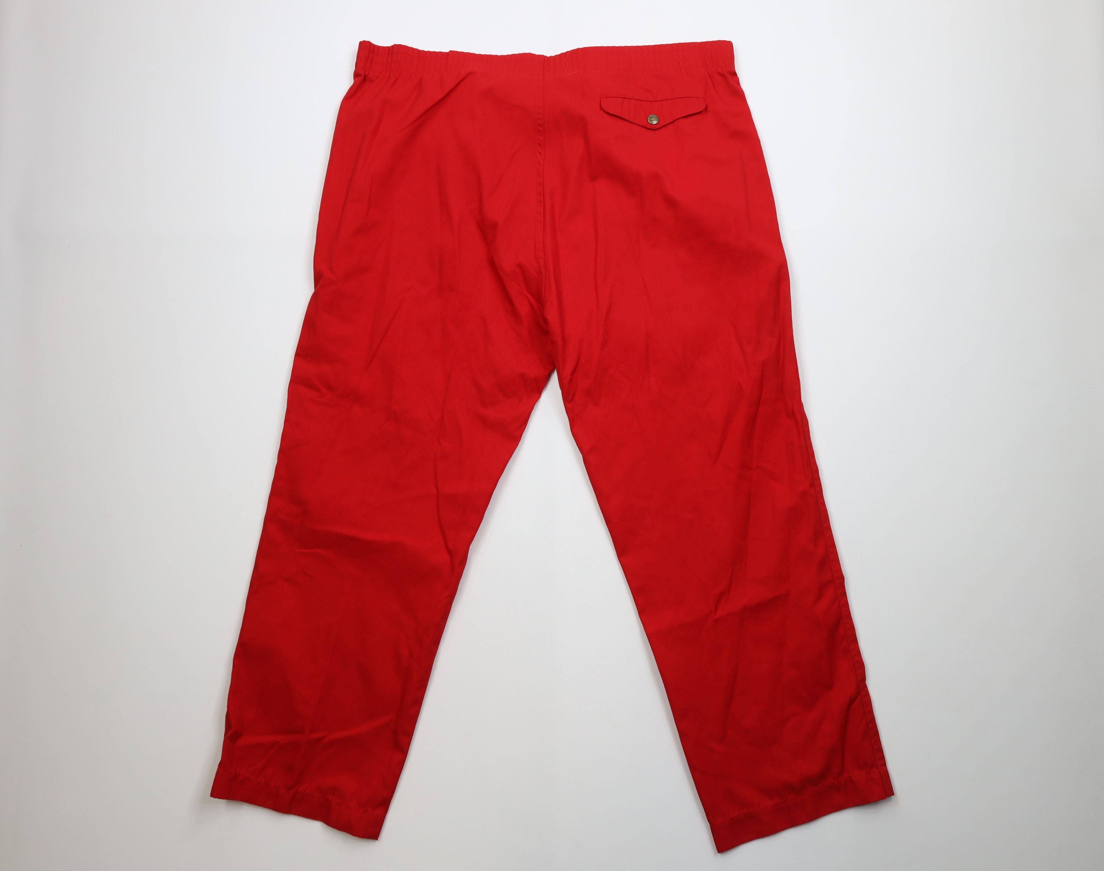 Woolrich Woolen Mills Vintage 90s Woolrich Wide Leg Utility Pants Trousers Red Size US 38 / EU 54 - 9 Thumbnail