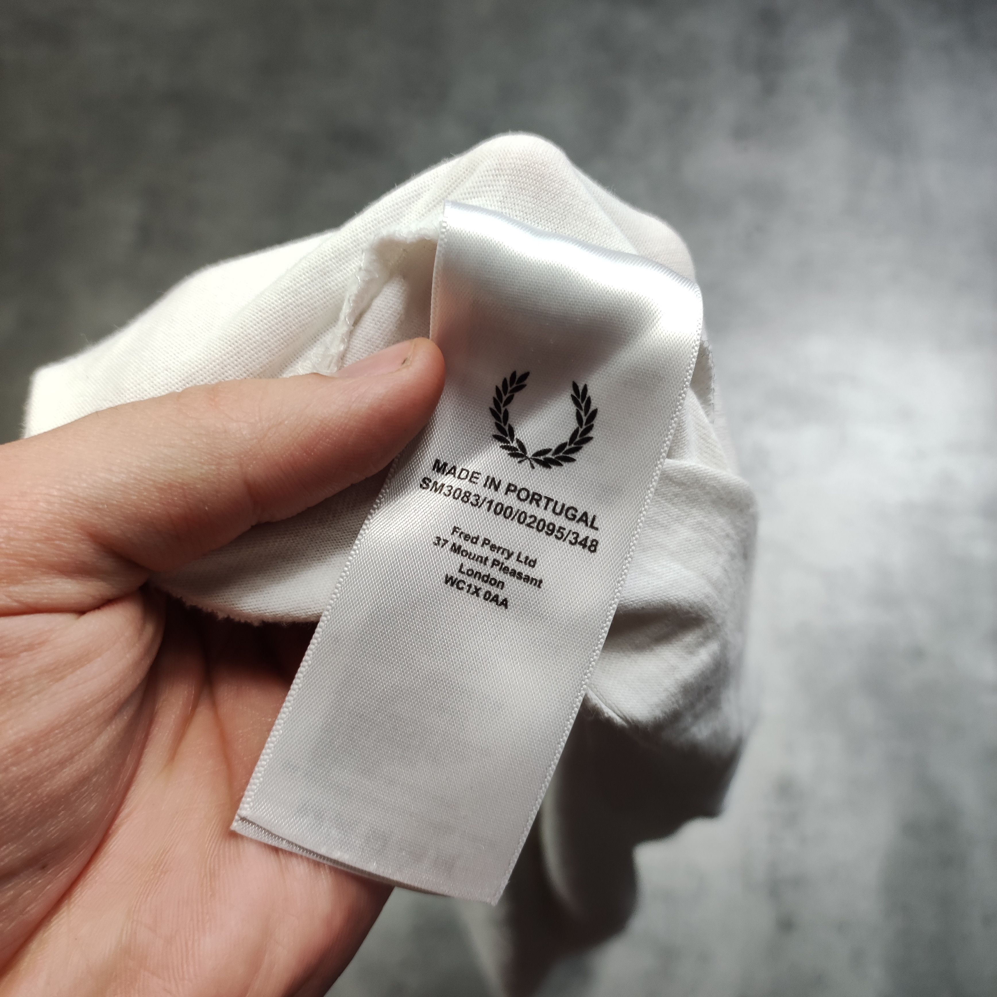 Fred Perry × Raf Simons RARE Fred Perry x Raf Simons White Logo Classic Tshirt Size US M / EU 48-50 / 2 - 8 Thumbnail