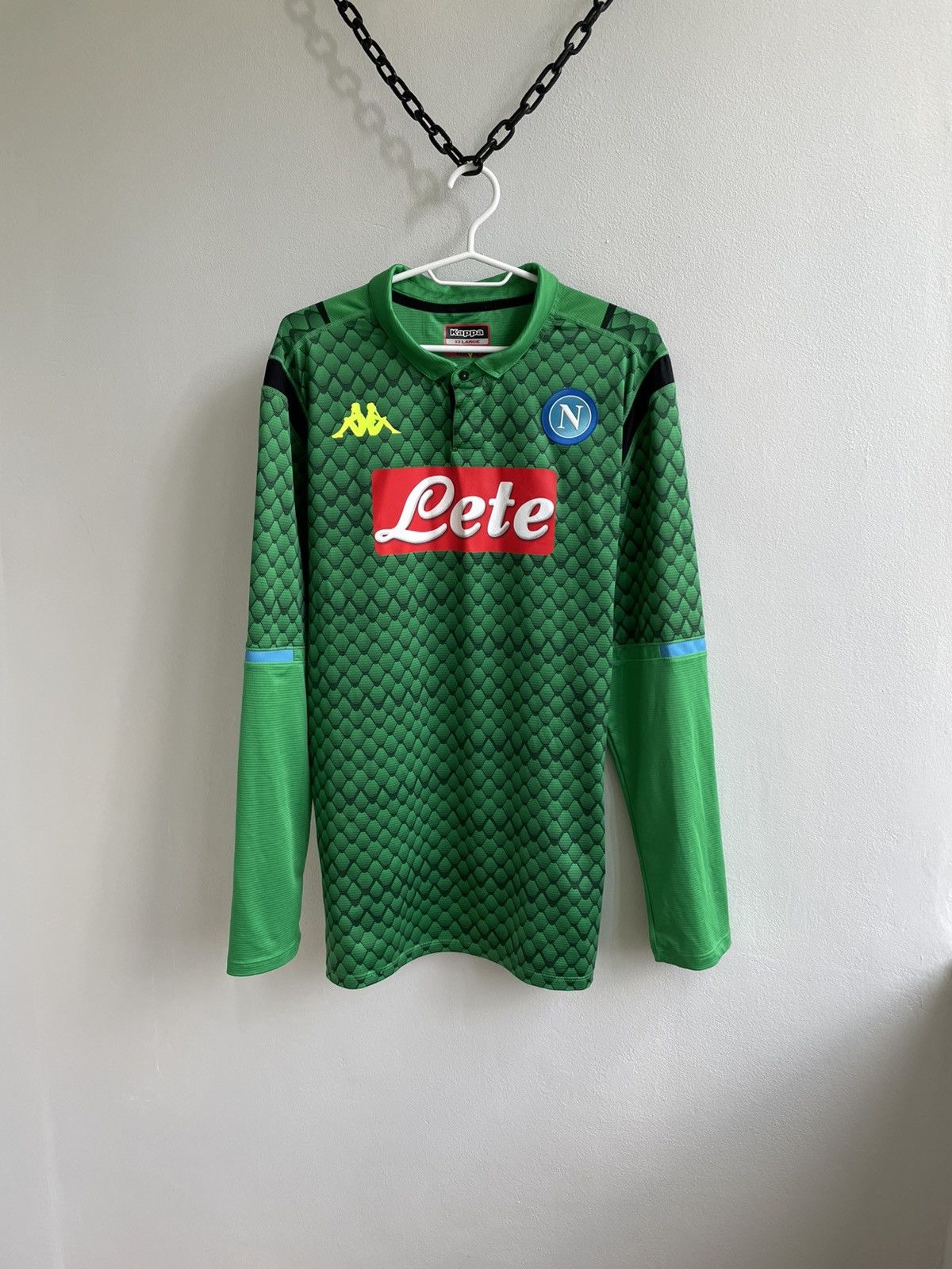 Vintage Napoli 2018 2019 Goalkeeper Home Shirt Football Soccer Jersy Size US XXL / EU 58 / 5 - 1 Thumbnail