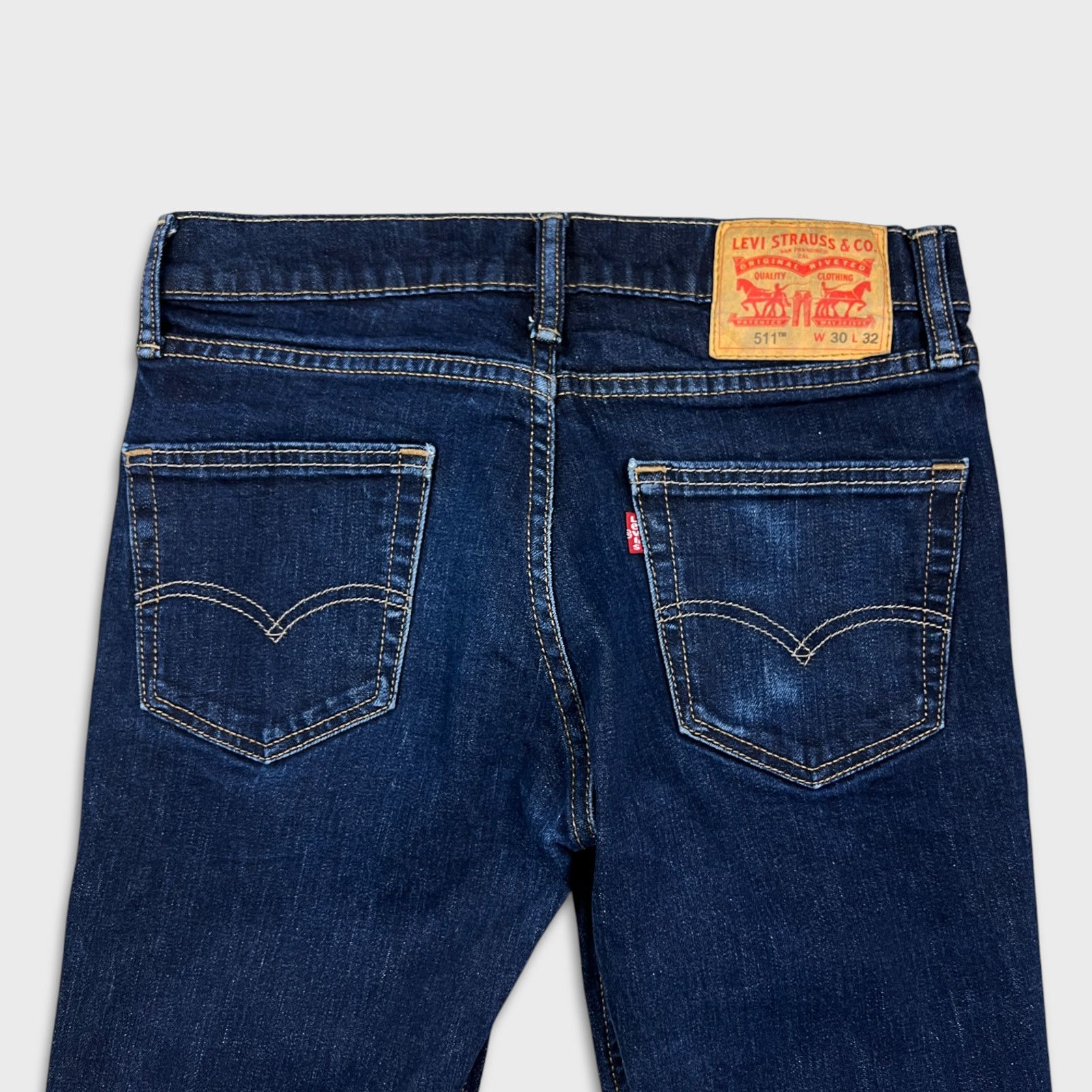 Levi's × Vintage Levi's 511 Jeans 30x32 Slim Fit Faded American Denim Pants Size US 31 - 6 Thumbnail