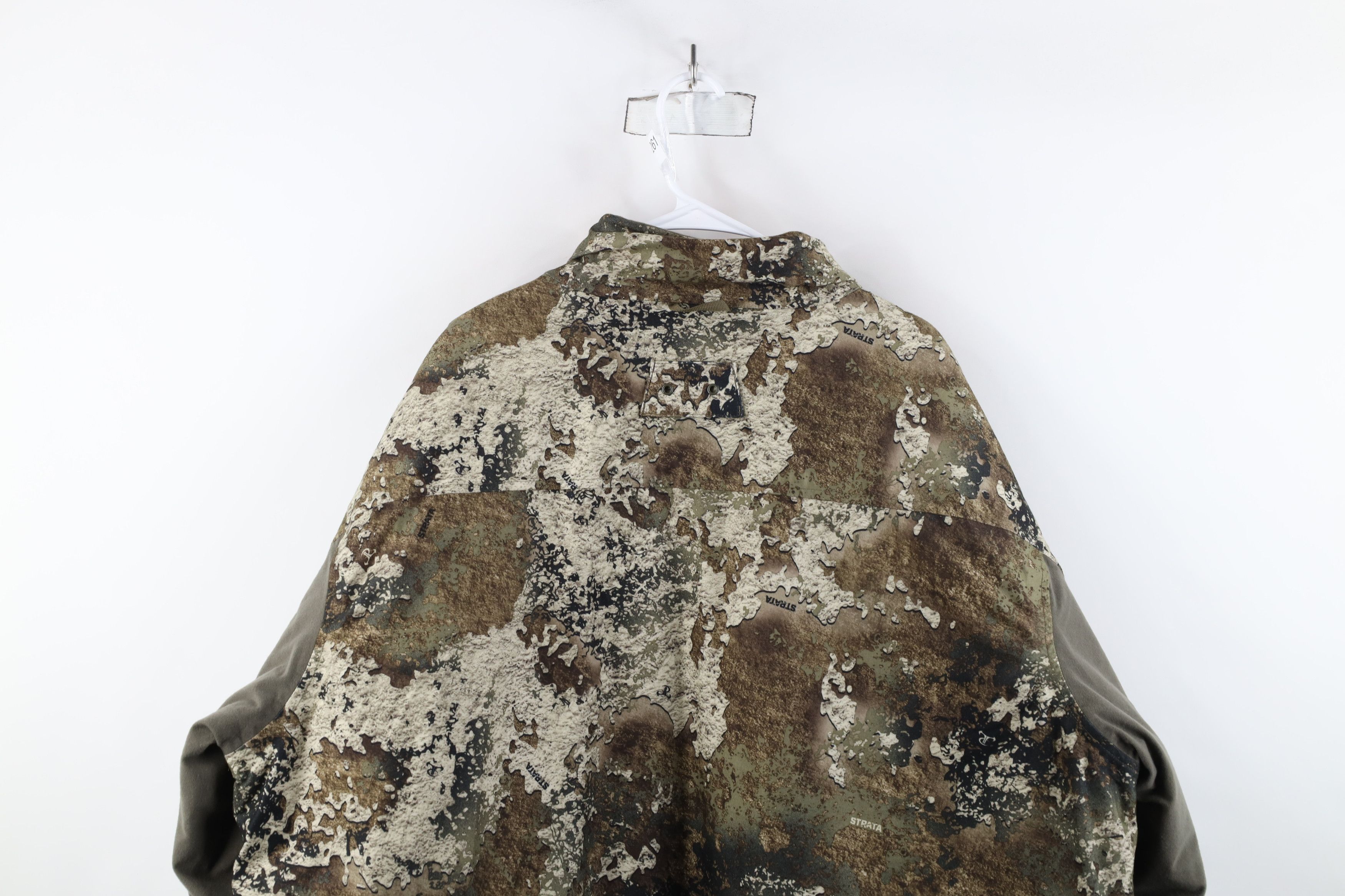 Vintage Vintage Streetwear Chamois Cloth Camouflage Full Zip Jacket Size US XXL / EU 58 / 5 - 13 Thumbnail