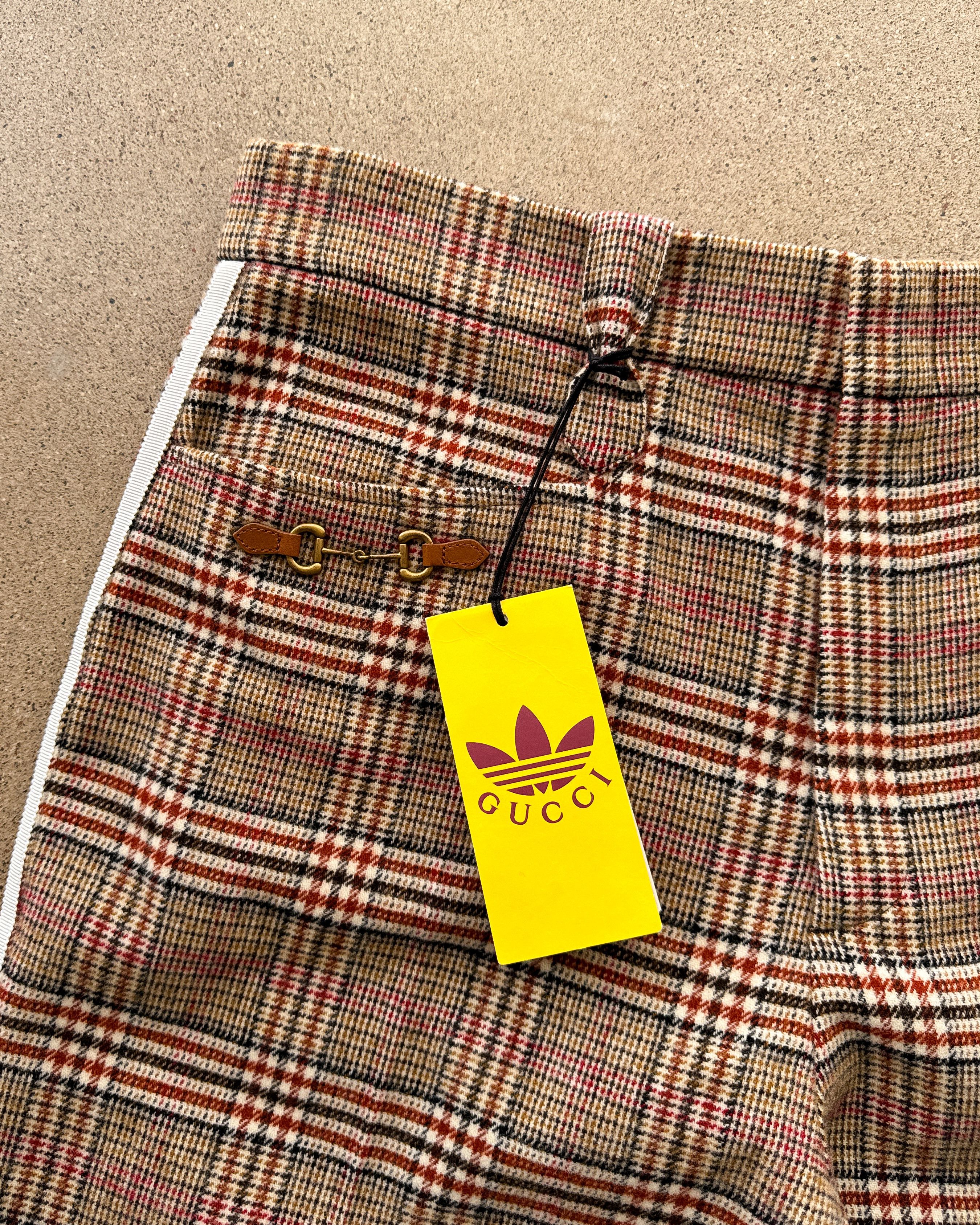 Adidas × Gucci Gucci x Adidas Check Plaid Wool Horsebit Trouser Size 50 Size US 34 / EU 50 - 15 Thumbnail