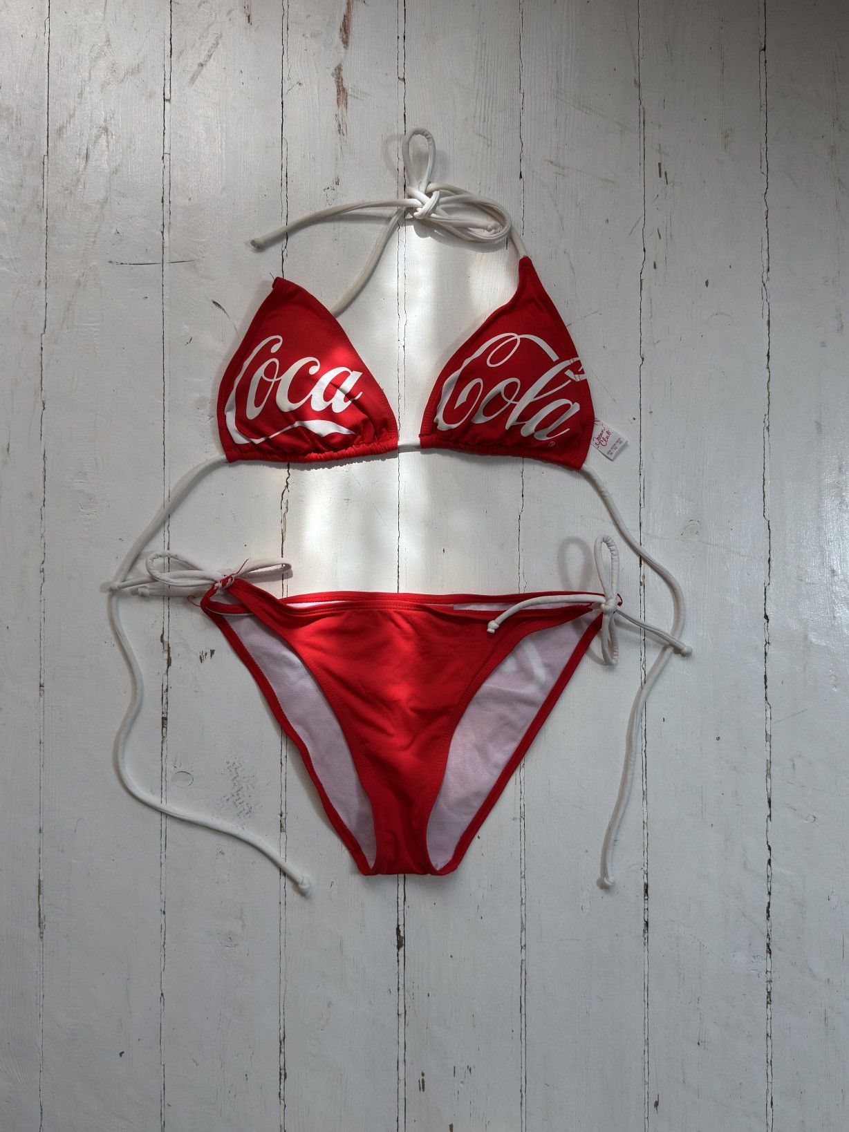Coca Cola VINTAGE COCA&COLA 2000s BIKINI SWIMSUIT SET Size ONE SIZE - 1 Thumbnail