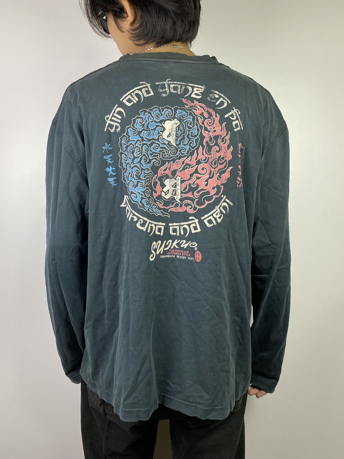 If Six Was Nine × Japanese Brand × Le Grande Bleu (L.G.B.) japanese longsleeve the peculiar japan style Size US L / EU 52-54 / 3 - 3 Thumbnail