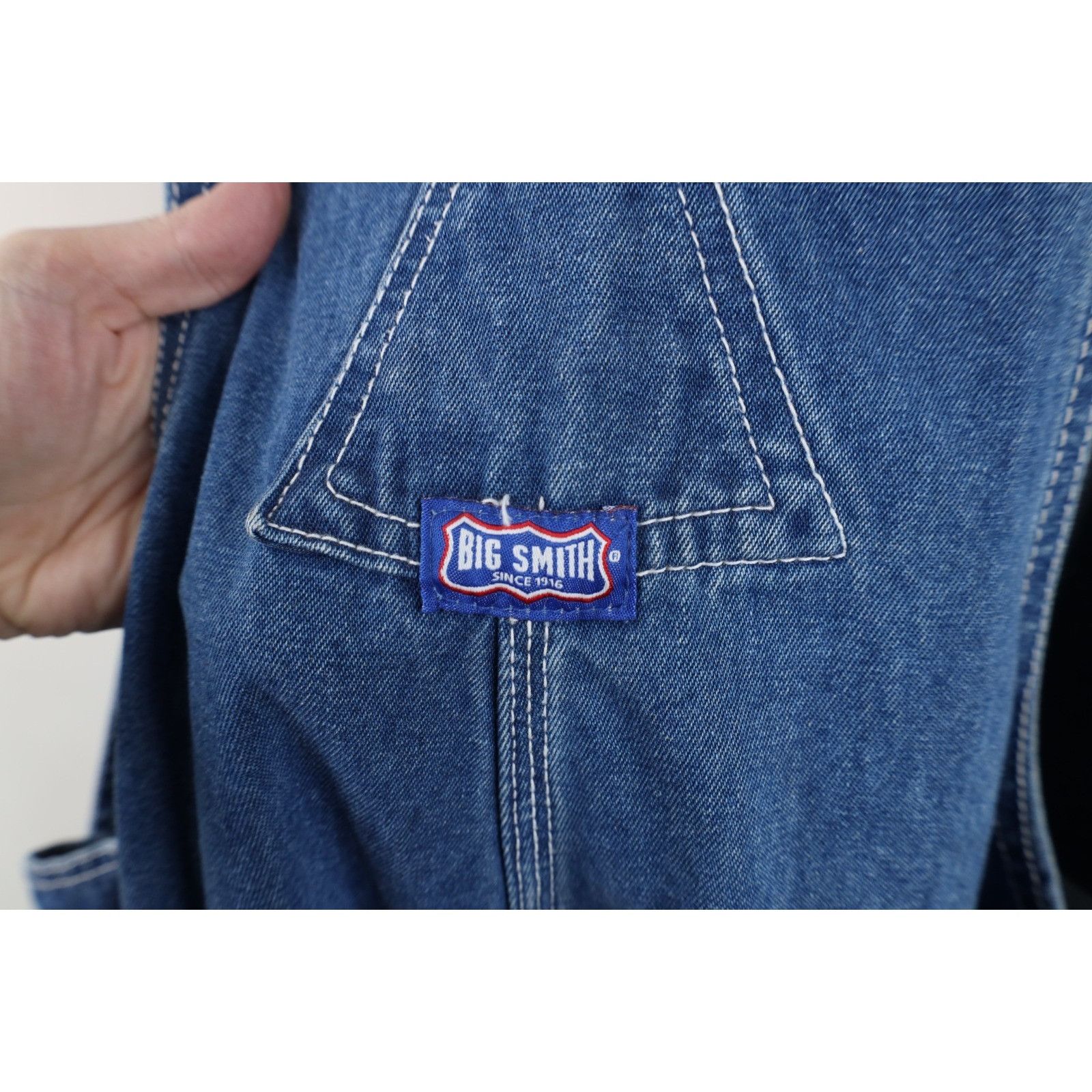 Vintage Vintage 90s Streetwear Distressed Wide Leg Denim Overalls Size US 44 / EU 60 - 16 Thumbnail