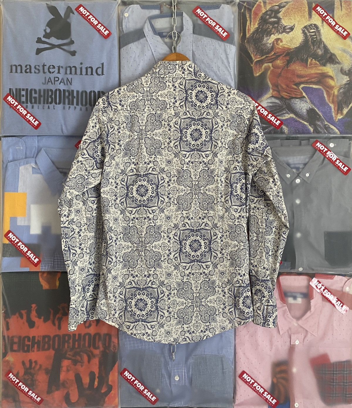 Japanese Brand Back Number Bandana like Kapital Bandana Visvim Bandana Size US M / EU 48-50 / 2 - 1 Thumbnail