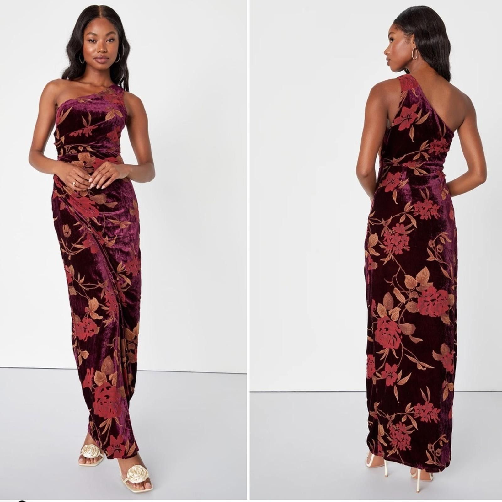 Lulus LULU's Floral Sexy Elegant Prom Wedding Chic Floral Maxi Size L / US 10 / IT 46 - 5 Thumbnail