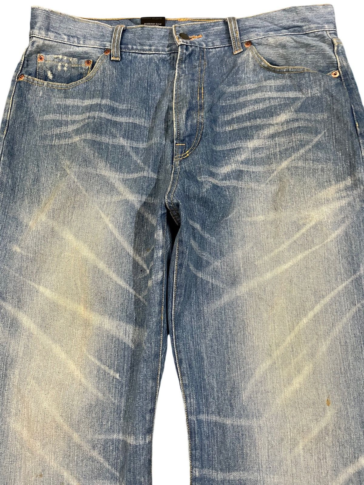 Body Glove Vintage Body Glove Clawmark Ripped Baggy Denim Size US 36 / EU 52 - 4 Thumbnail