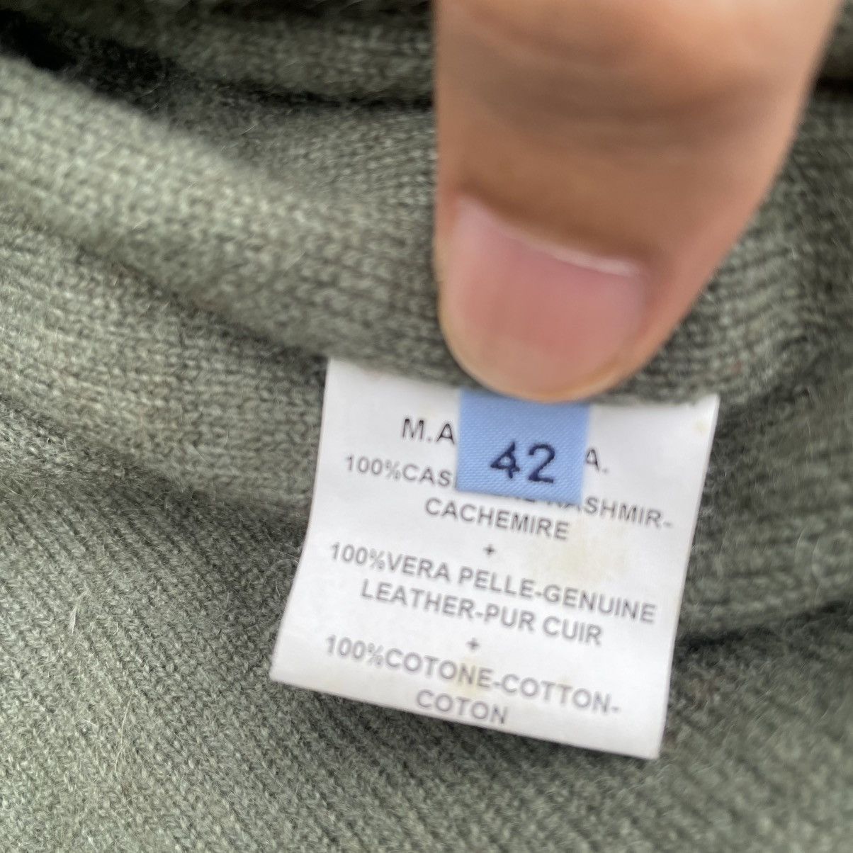 Genuine Leather × Malo Italian Designer Malo Leather Jacket Size M / US 6-8 / IT 42-44 - 9 Thumbnail