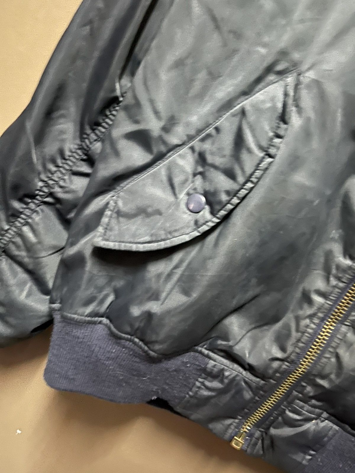 Other MA 1 Bombers Jacket navy flying jacket Size US L / EU 52-54 / 3 - 3 Thumbnail