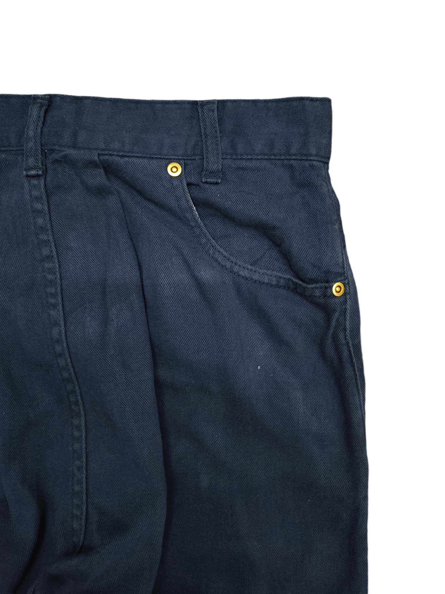 Issey Miyake Mercibeaucoup Issey Miyake Drop Crotch Reverse Denim Pants Size US 29 - 12 Thumbnail
