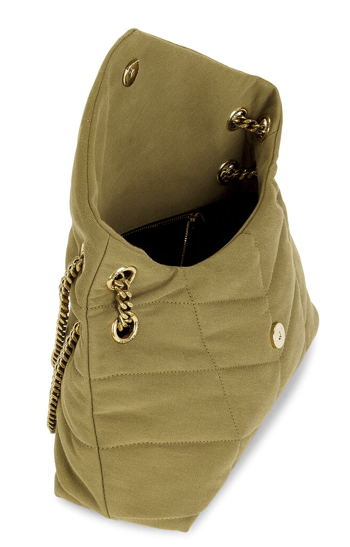 Saint Laurent Paris Saint Laurent Small Puffer Chain Fir Gold YSL Crossbody Bag Size ONE SIZE - 16 Thumbnail