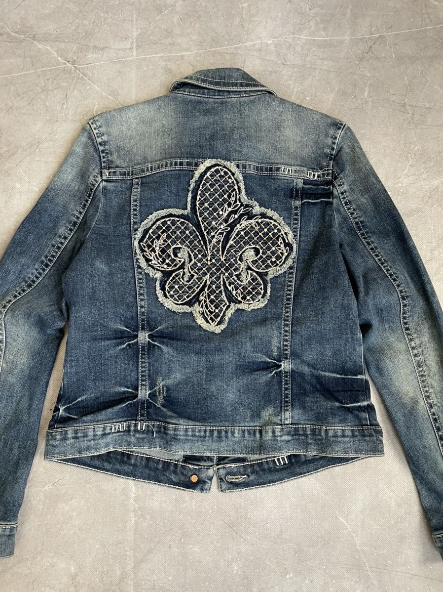 Tornado Mart Miss me Denim Jacket Blue affliction style trucker jacket Size US M / EU 48-50 / 2 - 7 Thumbnail