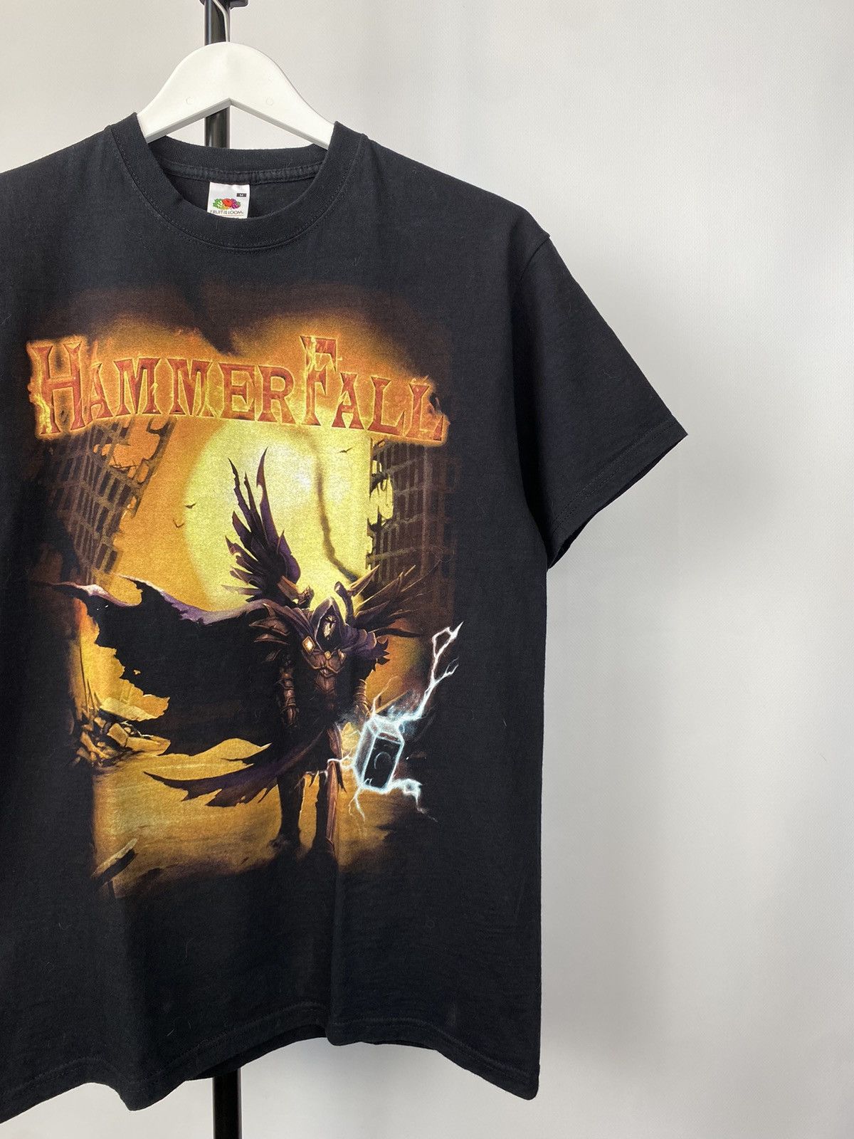 Band Tees × Vintage Vintage 2000s HAMMERFALL No Sacrifice, No Victory Tee Size US L / EU 52-54 / 3 - 3 Thumbnail