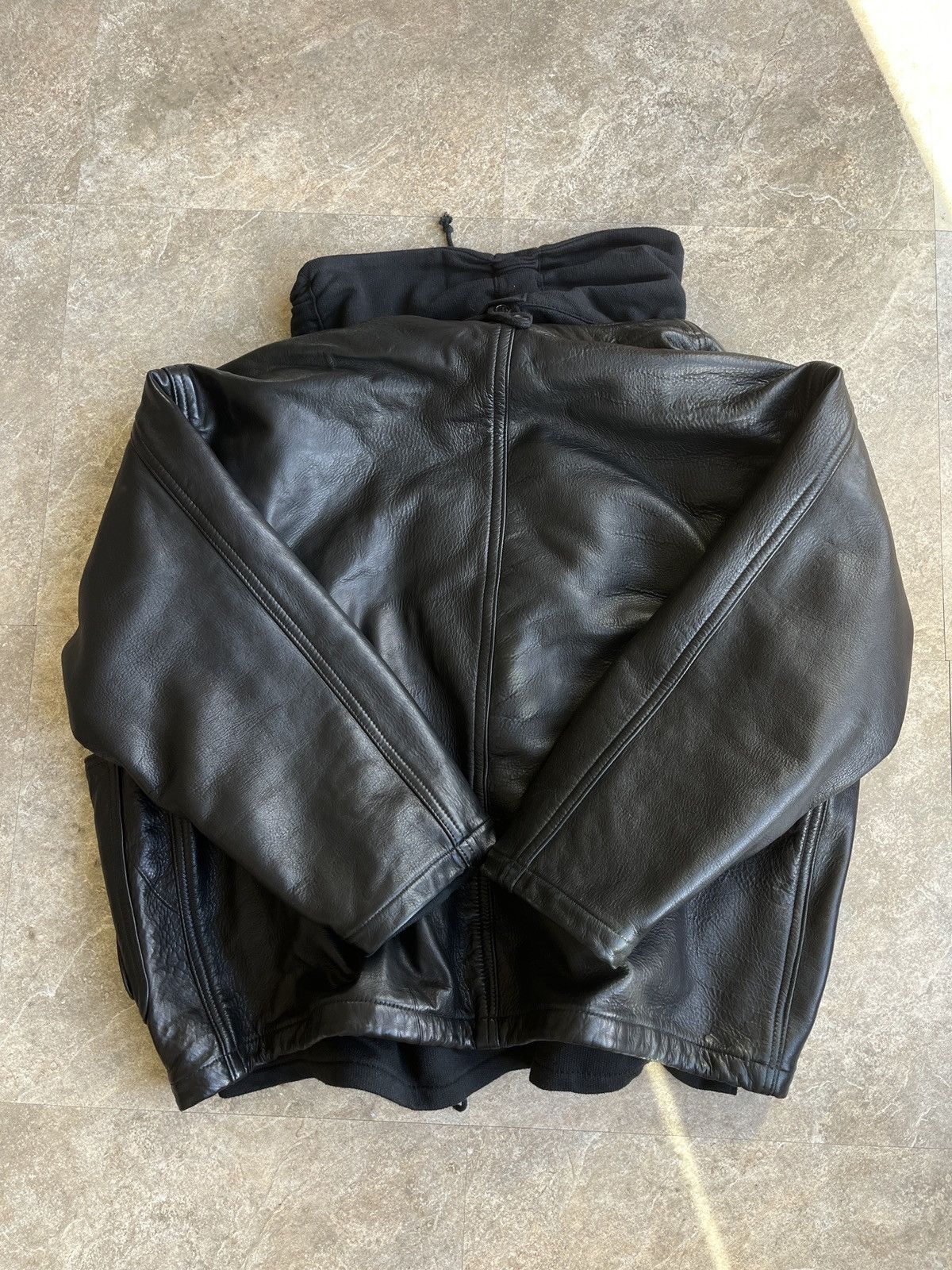 Marithe + Francois Girbaud Vintage Rare Marithe Francois Girbaud Leather Jacket Size US S / EU 44-46 / 1 - 3 Thumbnail