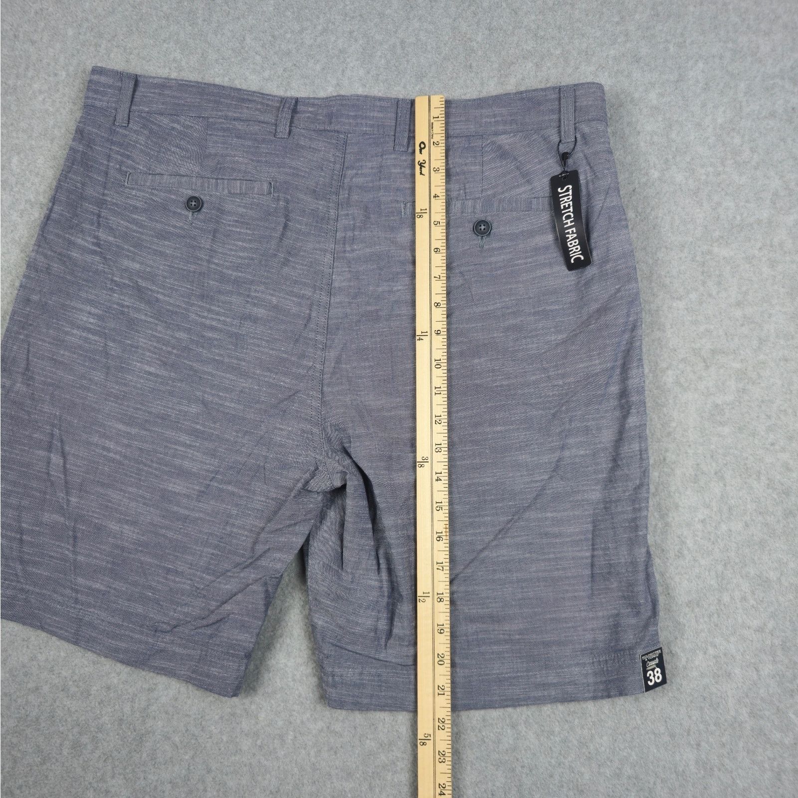 Roundtree & Yorke NWT Roundtree & Yorke 38 Gray Flat Front Chino Style Shorts Size US 38 / EU 54 - 11 Thumbnail