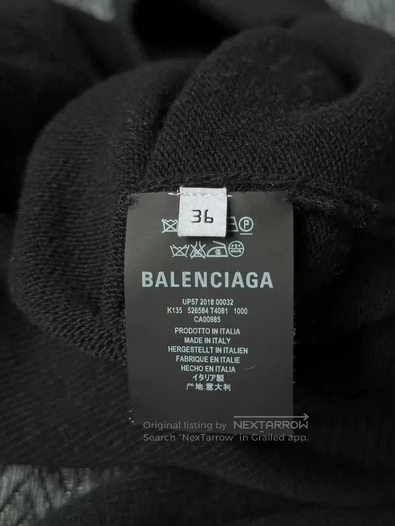 Balenciaga Balenciaga High Neck BB Cashmere Sweater Size XS / US 0-2 / IT 36-38 - 4 Thumbnail