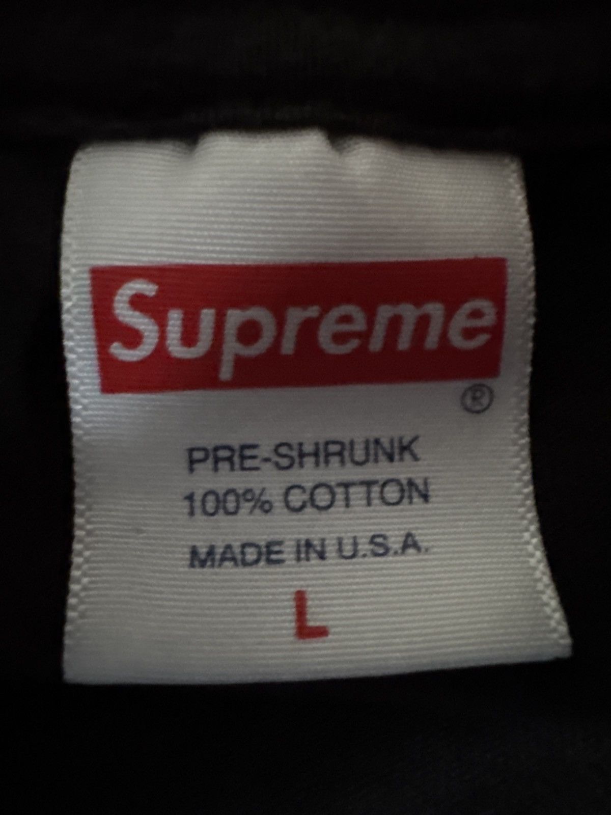 Supreme Supreme Records Tee 'Black' Size US L / EU 52-54 / 3 - 1 Thumbnail
