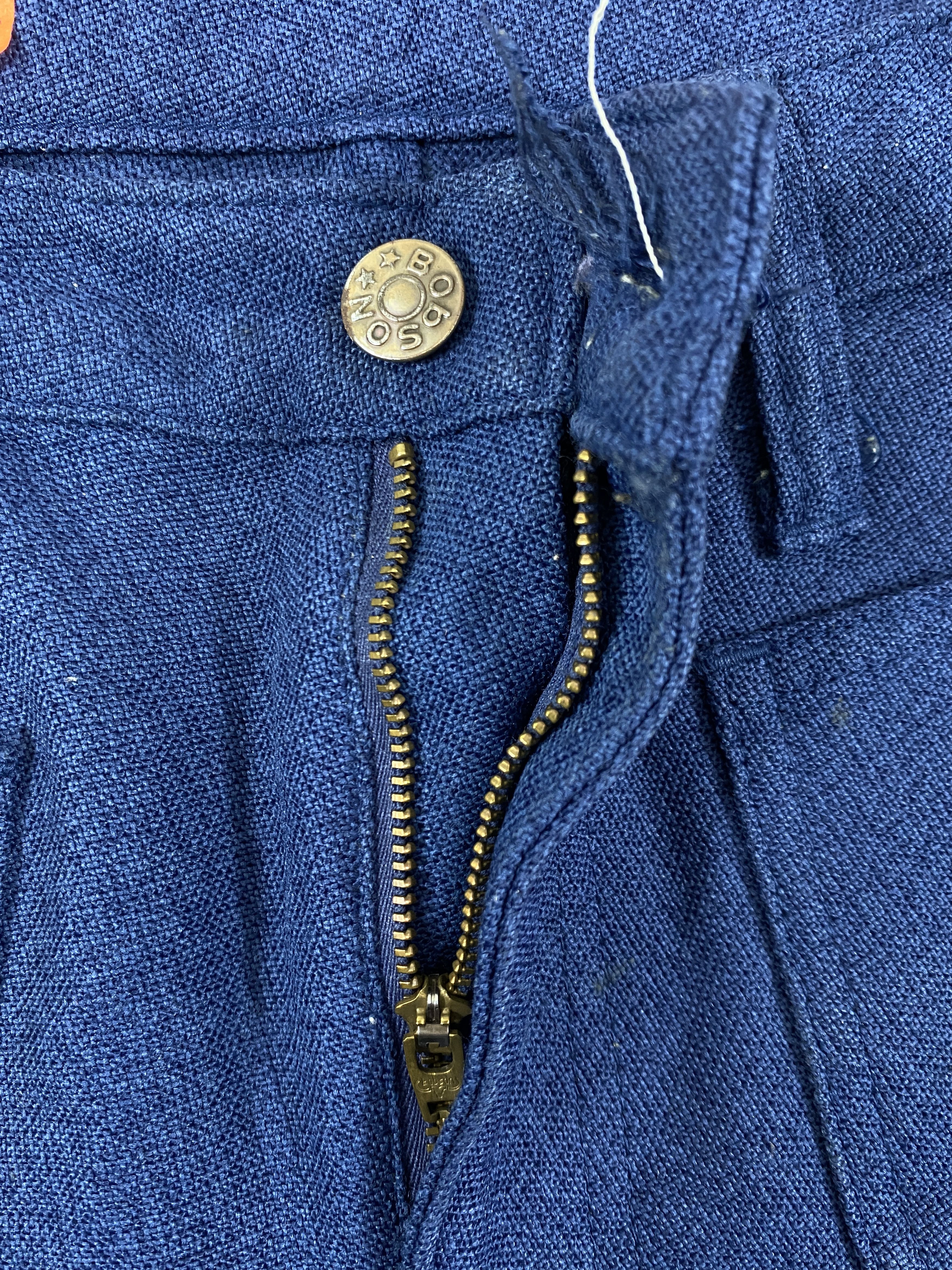 Japanese Brand Vintage Bobson Bush Pants Flare 26x27 Denim- JN3893 Size 26" / US 2 / IT 38 - 7 Thumbnail
