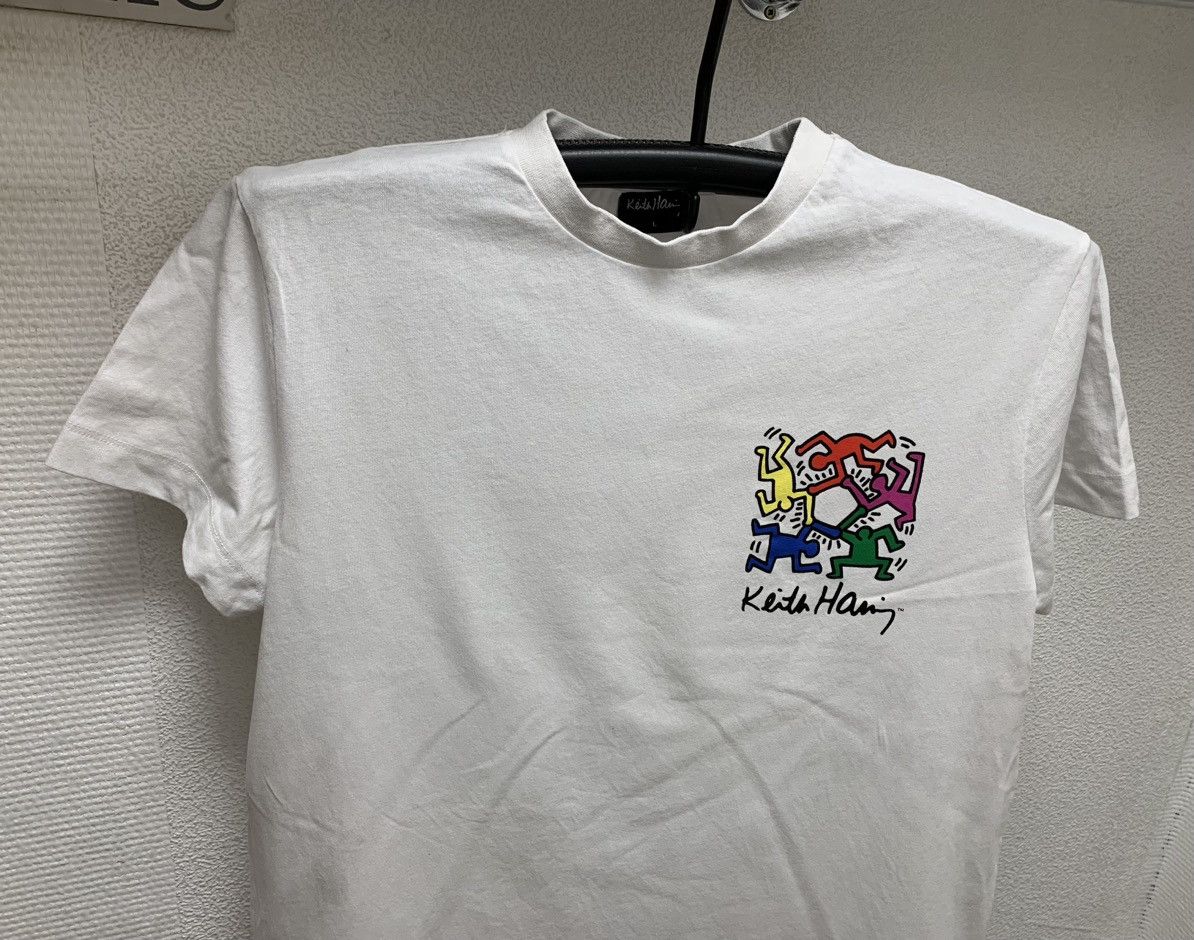 Keith Haring Keith haring art white t-shirt L sz Japanese brand Size US L / EU 52-54 / 3 - 3 Thumbnail