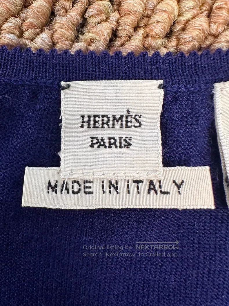 Hermes Hermes Wool Jersey Vest Top, Baby Blue Size M / US 6-8 / IT 42-44 - 8 Thumbnail