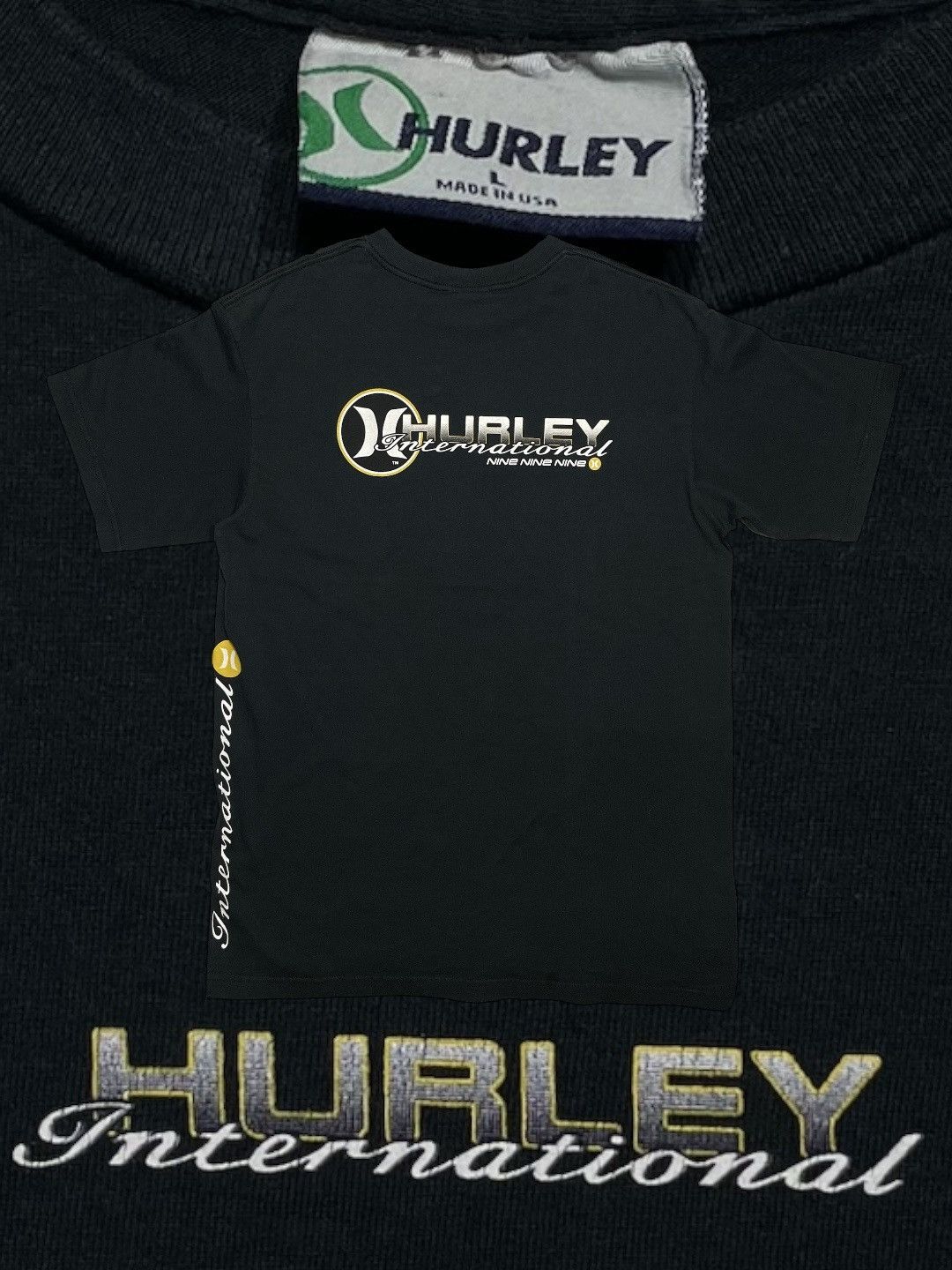 Hurley Vtg Hurley made USA 90s y2k surf skate retro international Size US L / EU 52-54 / 3 - 1 Thumbnail