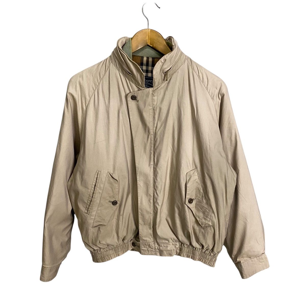 Burberry × Japanese Brand × Vintage Burberrys raglan zipper jacket Size US M / EU 48-50 / 2 - 1 Thumbnail