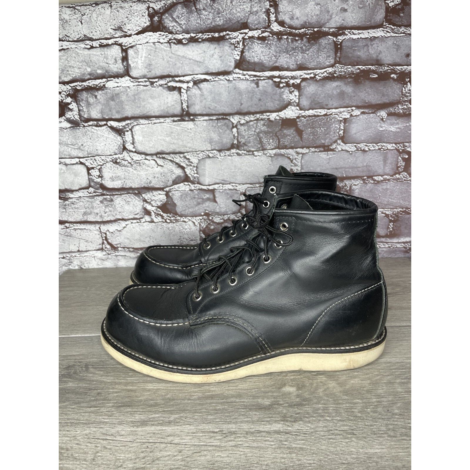 Red Wing Red Wing Boots 9075 Harley Ninja Genuine Black Leather Lace Size US 11 / EU 44 - 17 Thumbnail