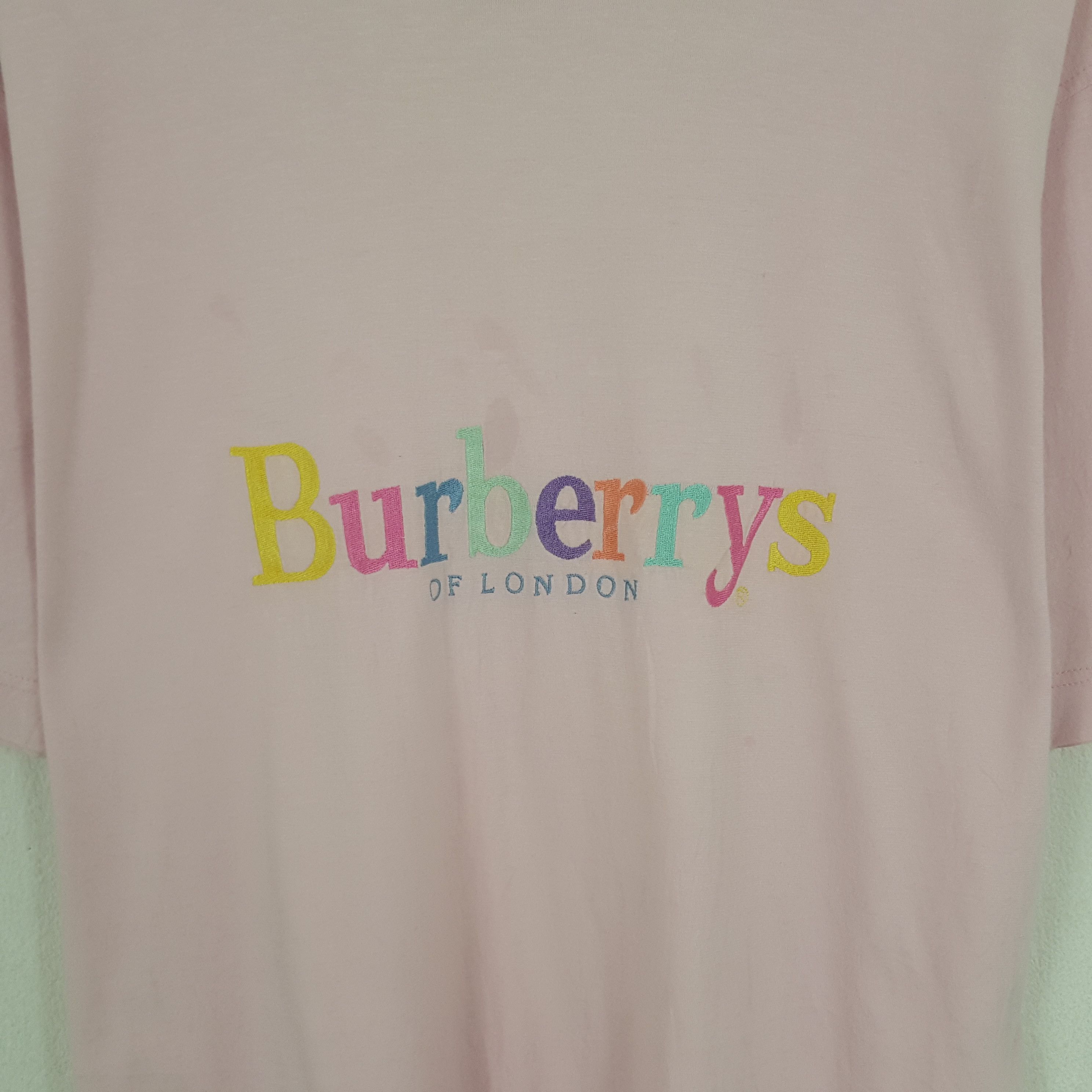 Burberry Vintage Burberry Of London Spell Out Tshirt Size US L / EU 52-54 / 3 - 2 Thumbnail