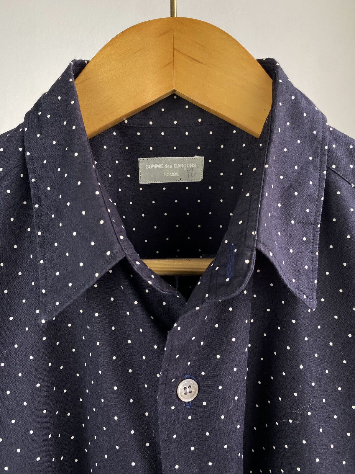 Vintage AD1990 Comme des Garcons Polkadot Button up Shirt