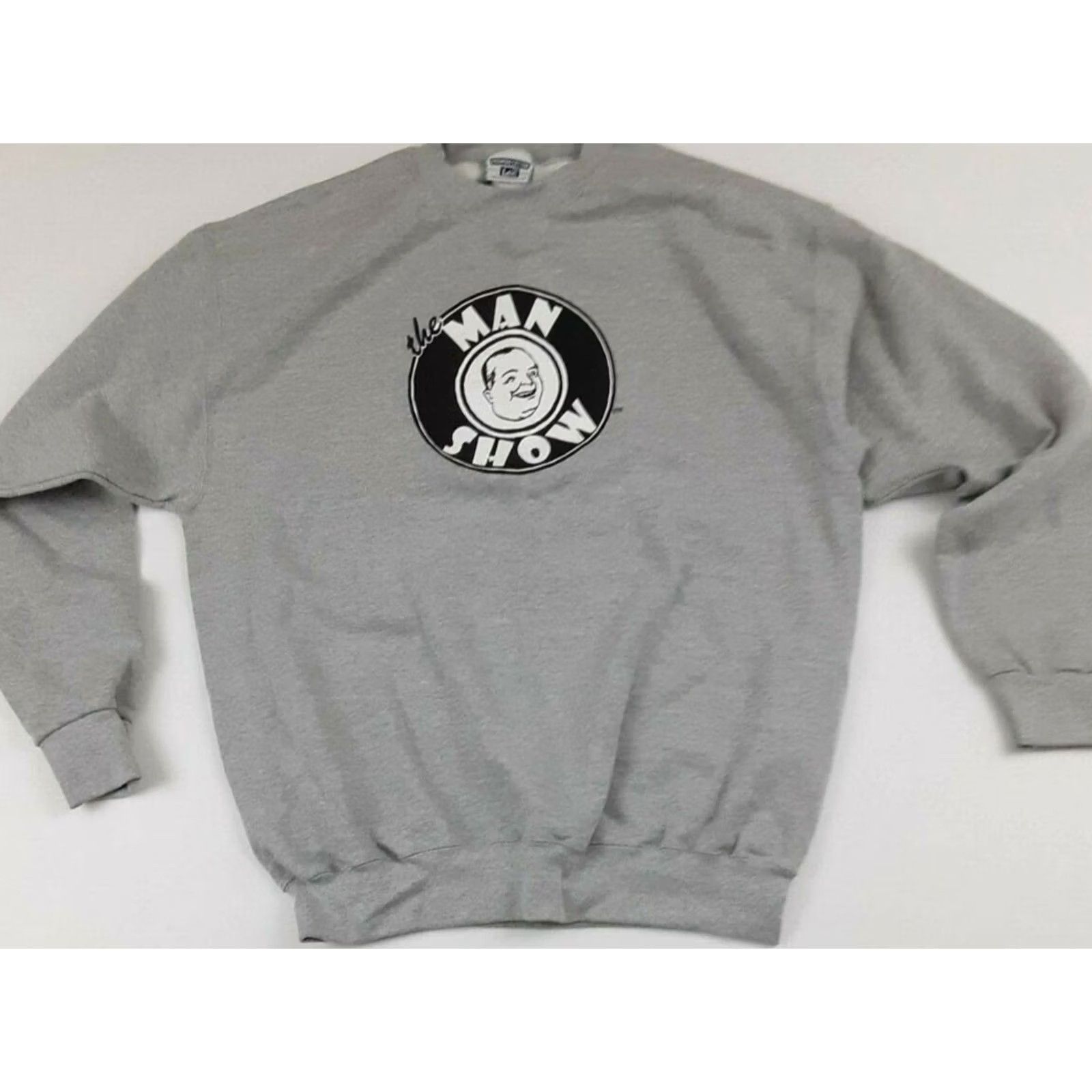 Lee Vintage Jimmy Kimmel The Man Show Sweatshirt Grey EUC Lee Premium Cotton XL Long Sleeve T-Shirt Size US XL / EU 56 / 4 - 2 Thumbnail