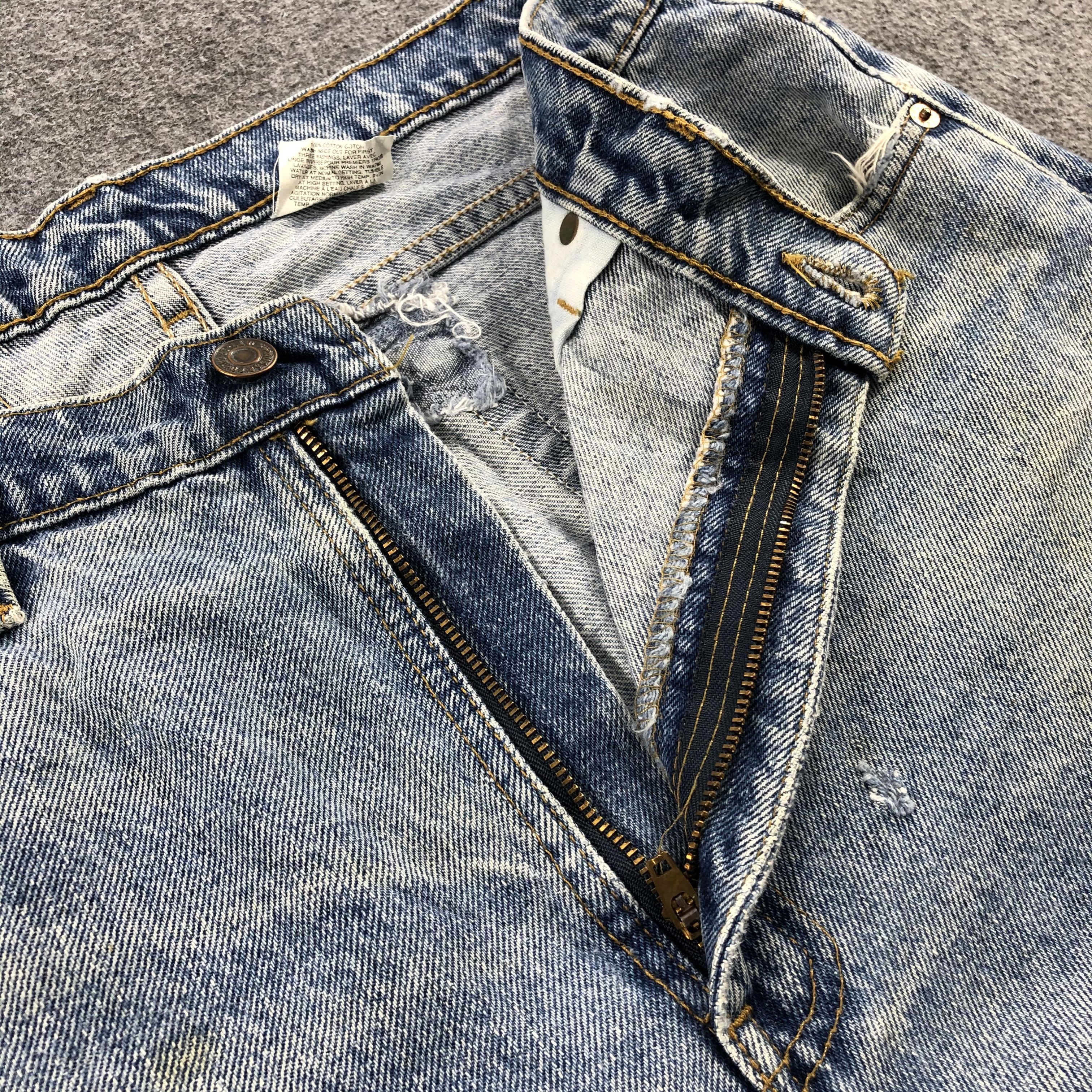 Levi's Vintage 90s Levis 512 Jeans Slim Fit Denim KJ482 Size US 35 - 8 Thumbnail