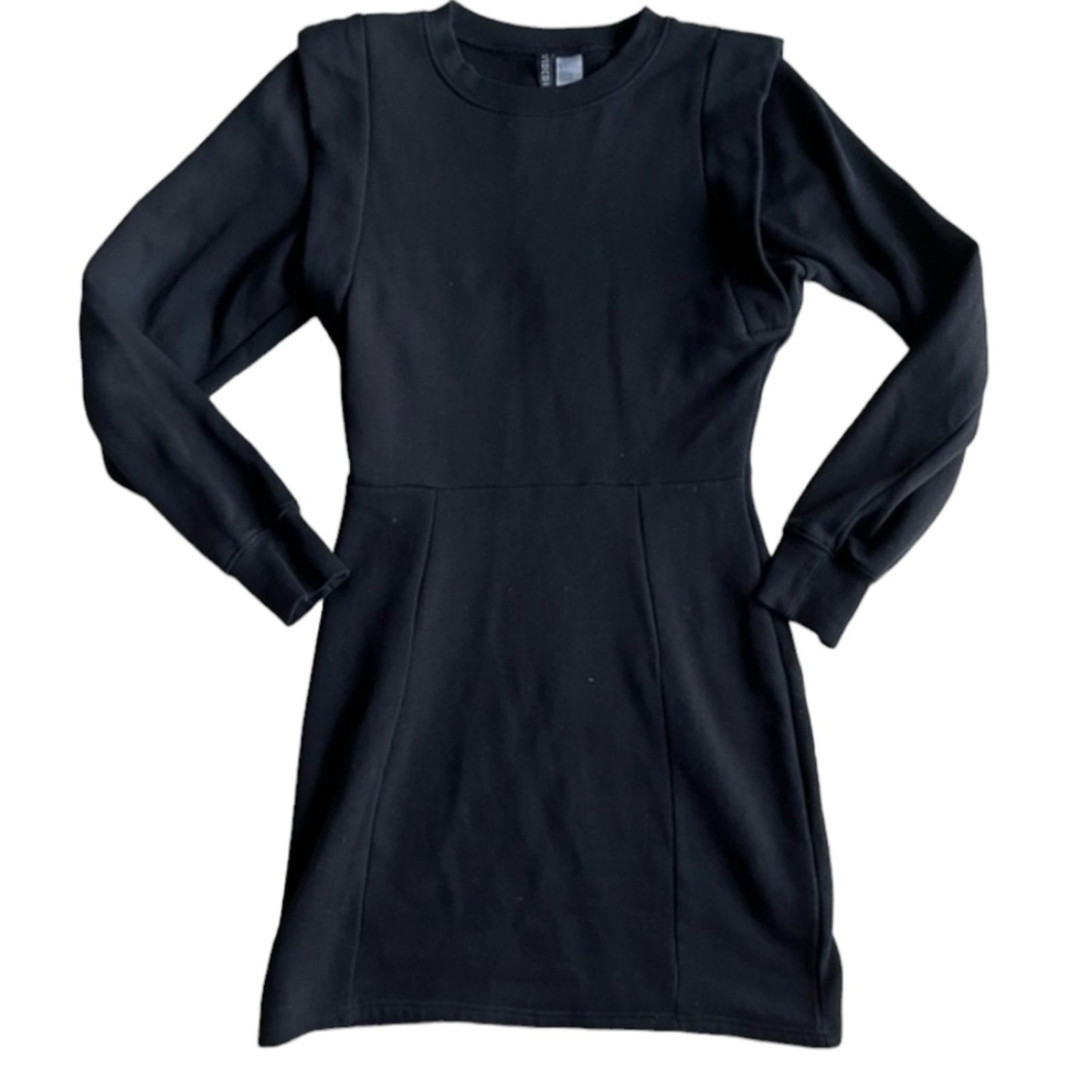 H&M H&M Fitted Sweatshirt Long Sleeve Dress Medium Size M / US 6-8 / IT 42-44 - 2 Thumbnail