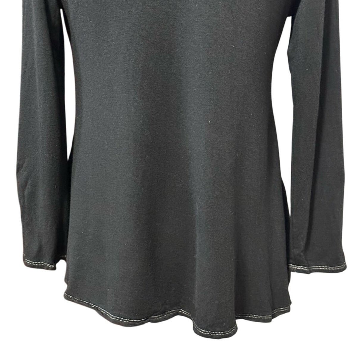 Other Go Couture Pullover Top Asymmetric Hemline Black Women's M Size M / US 6-8 / IT 42-44 - 6 Thumbnail
