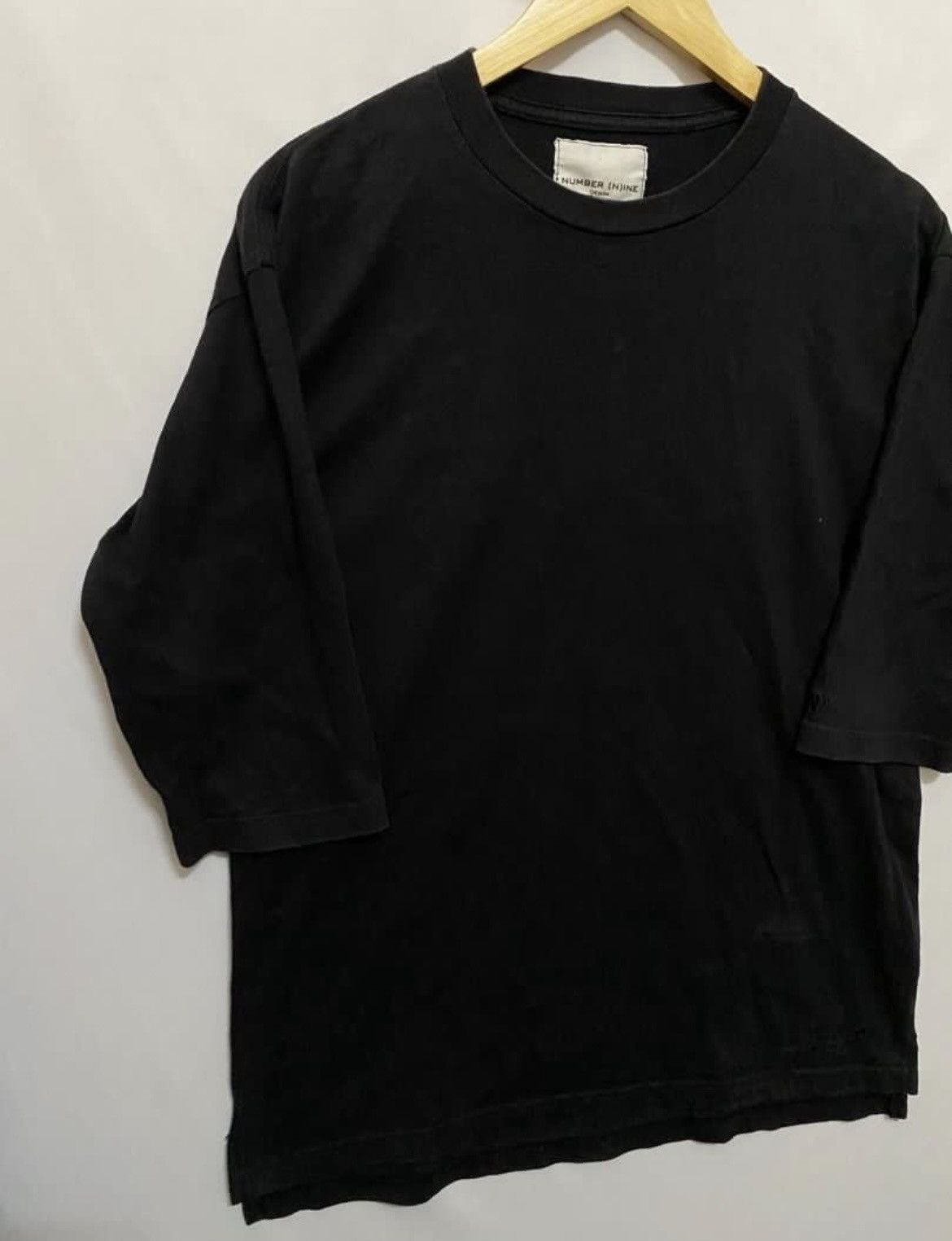 Japanese Brand × Number (N)ine ARCHIVE💥NUMBER (N)INE RAGLAN TEES BLACK Size US S / EU 44-46 / 1 - 3 Thumbnail