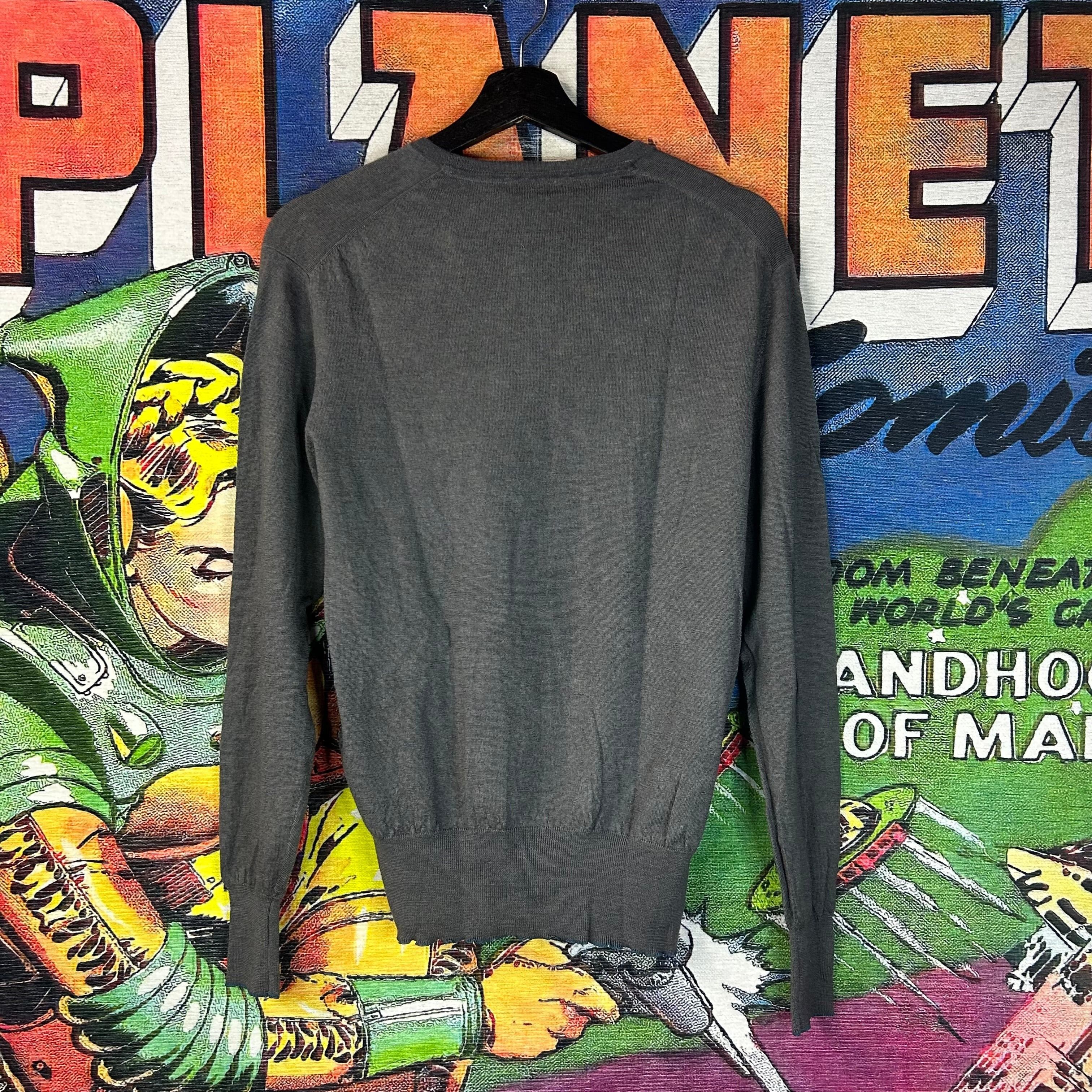 Burberry Burberry Cashmere Sweater Grey Size Medium Size US M / EU 48-50 / 2 - 2 Thumbnail