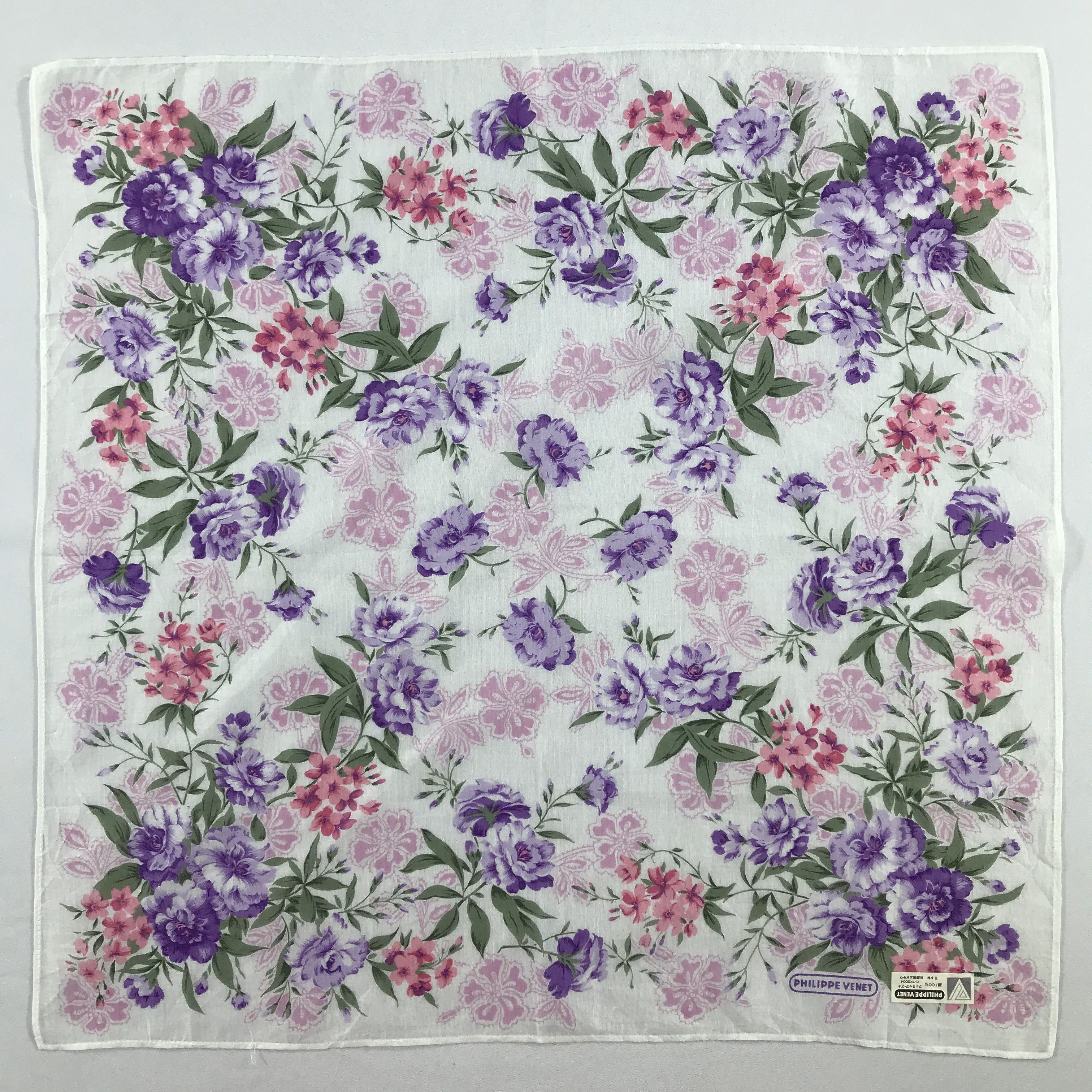 Vintage Philippe Venet Bandana / Handkerchief / Neckerchief - S2371 Size ONE SIZE - 1 Thumbnail